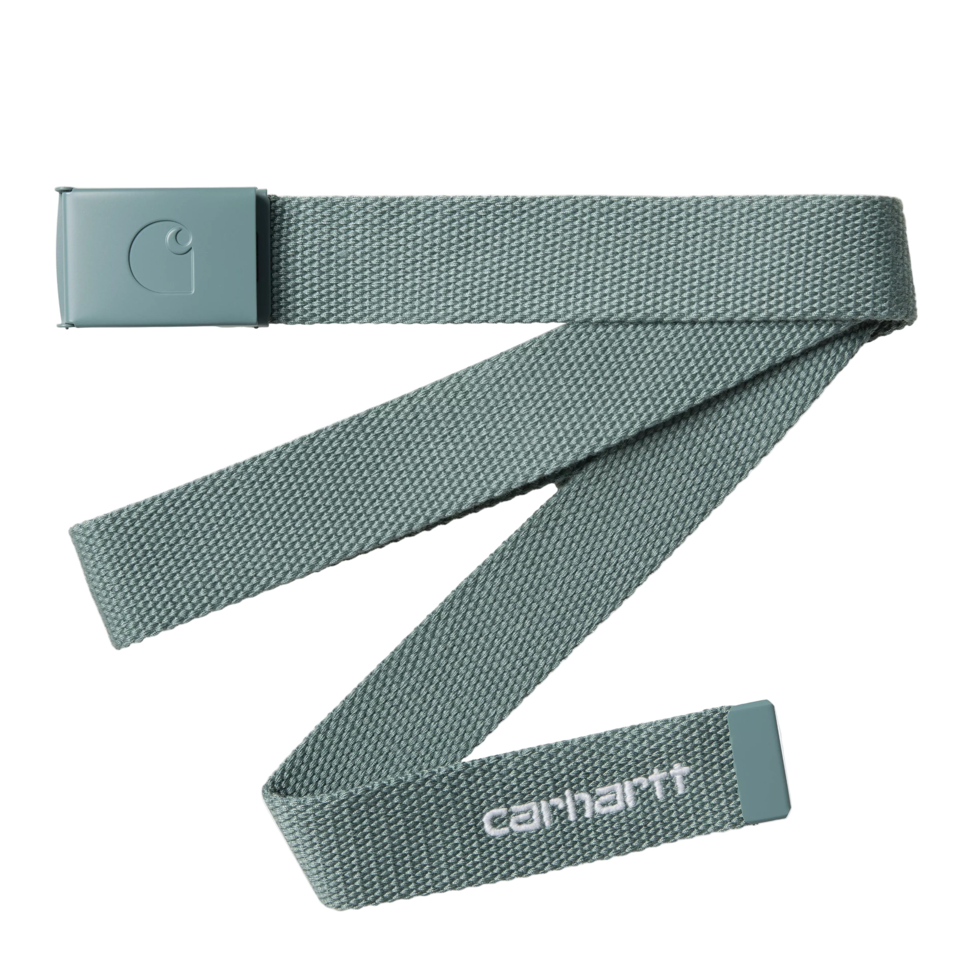 Carhartt C-Logo Tonal Belt - Silver Pine