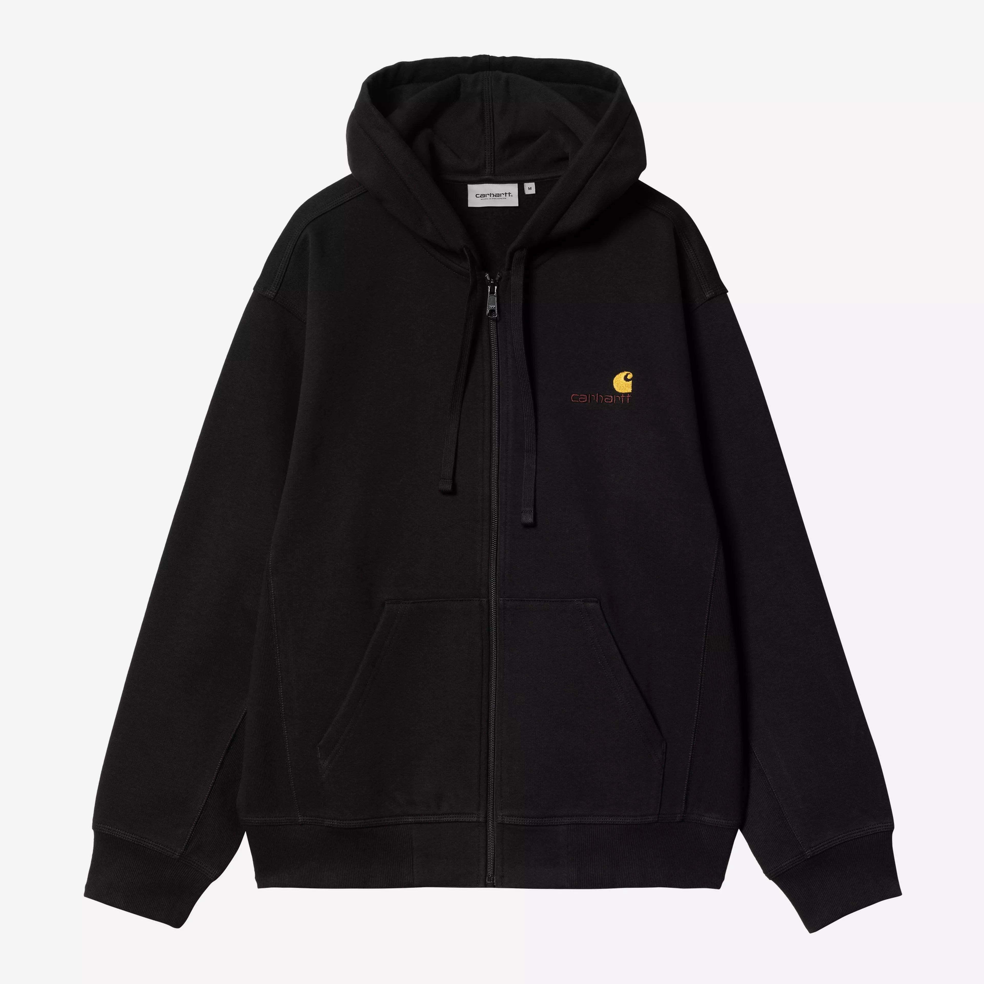 Carhartt WIP Hooded American Script Jacket - Black