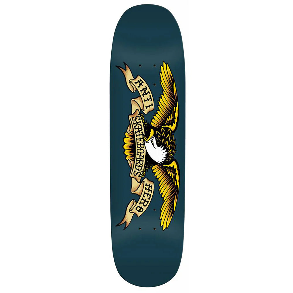 Anti Hero Team Shaped Eagle Blue Meanie Deck Navy - 8.75"