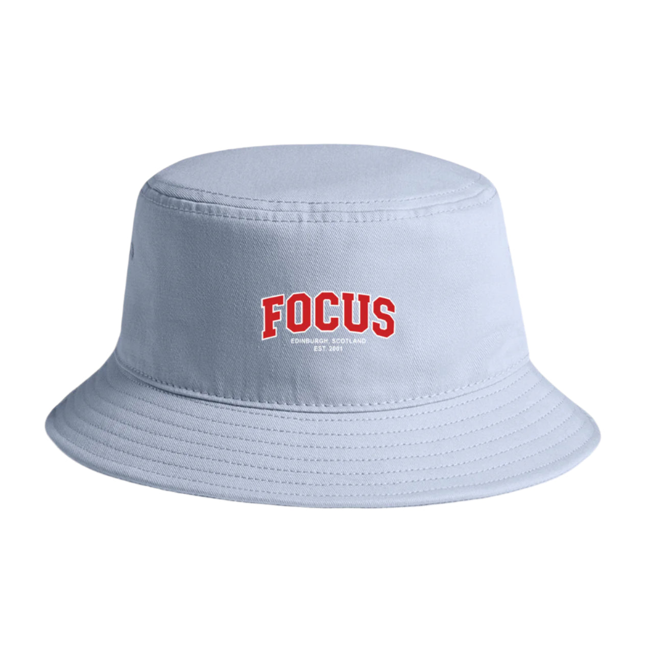 Focus College Logo Bucket Hat - Powder Blue