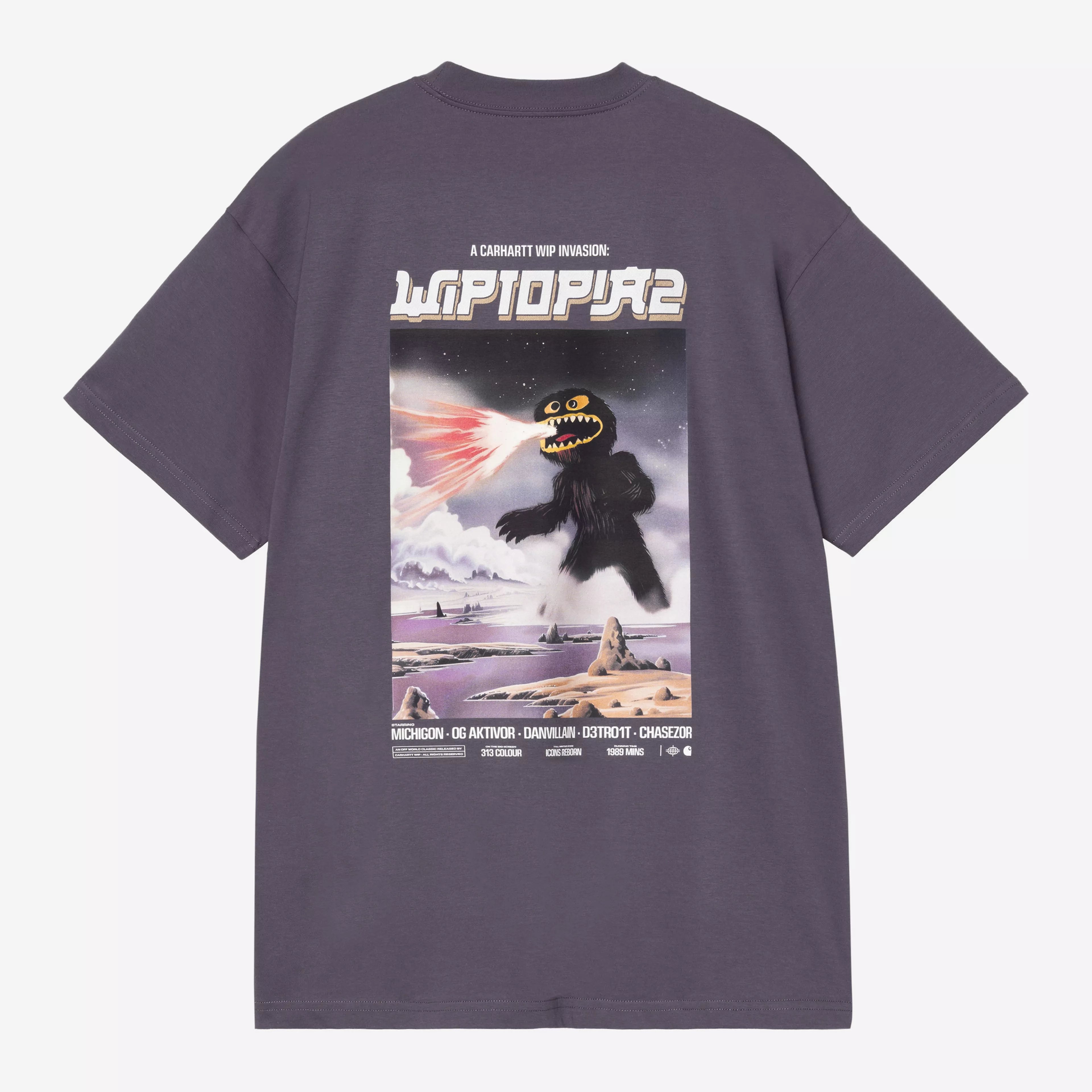 Carhartt WIP S/S Wiptopia II T-shirt - Shady Purple