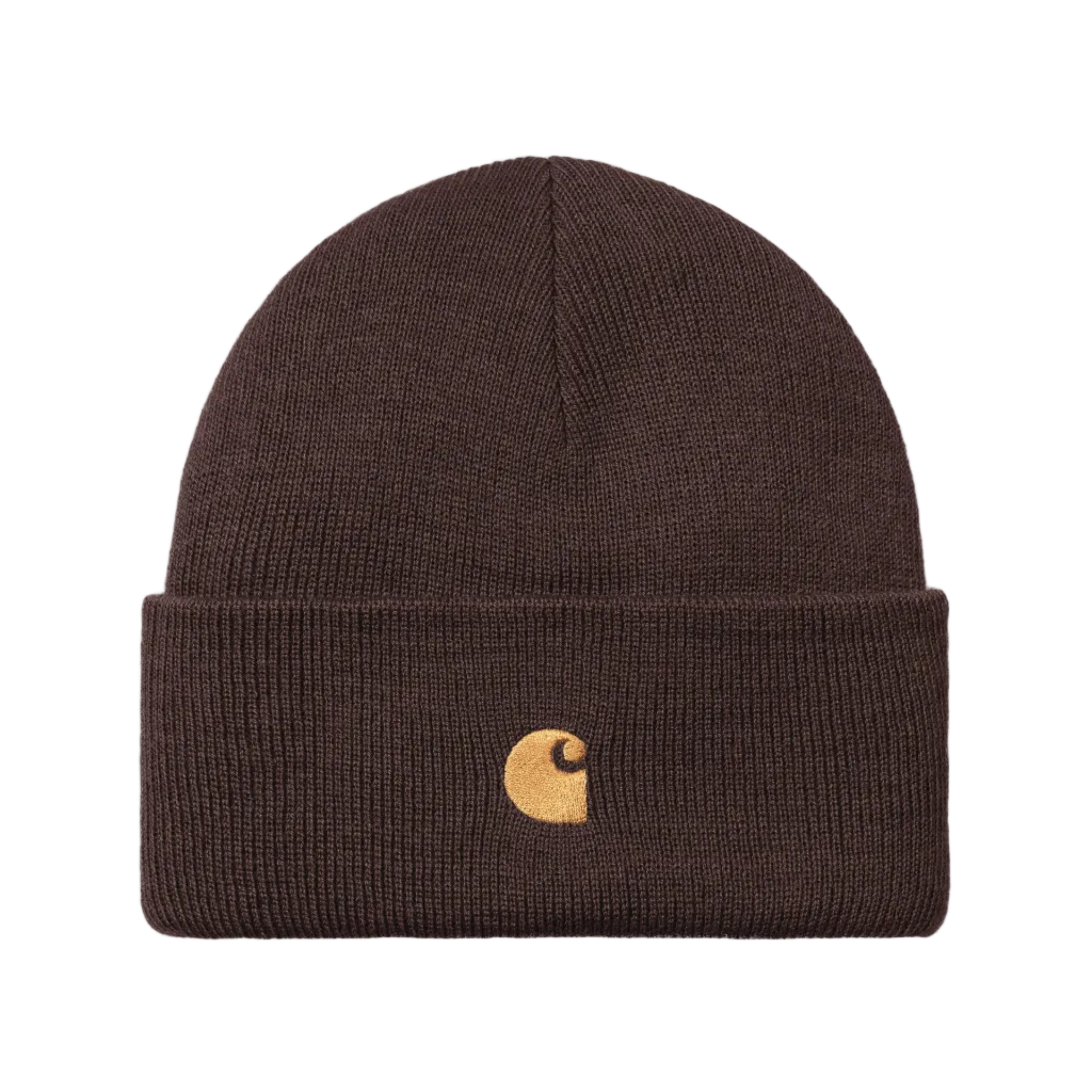 Carhartt WIP Chase Beanie - Palisander/Gold