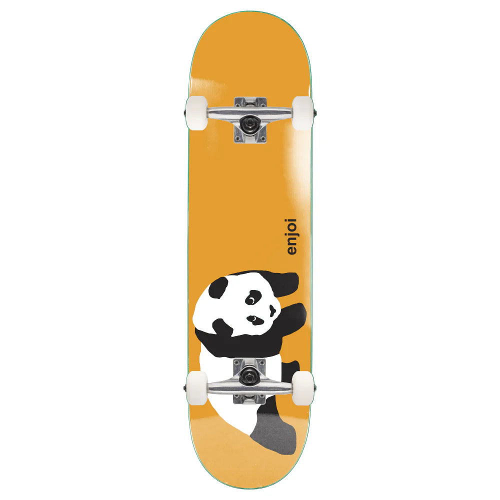 Enjoi Panda FP Complete Skateboard - 7.75" Orange