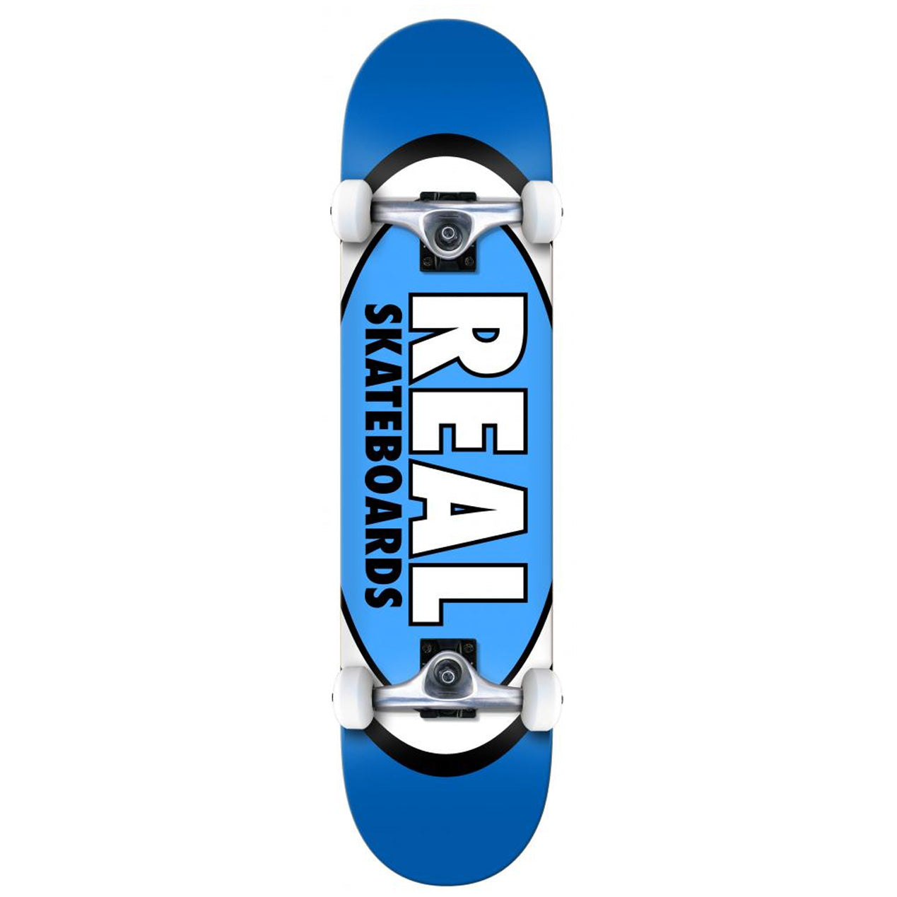 Real Classic Oval Complete Skateboard - 7.75" Blue