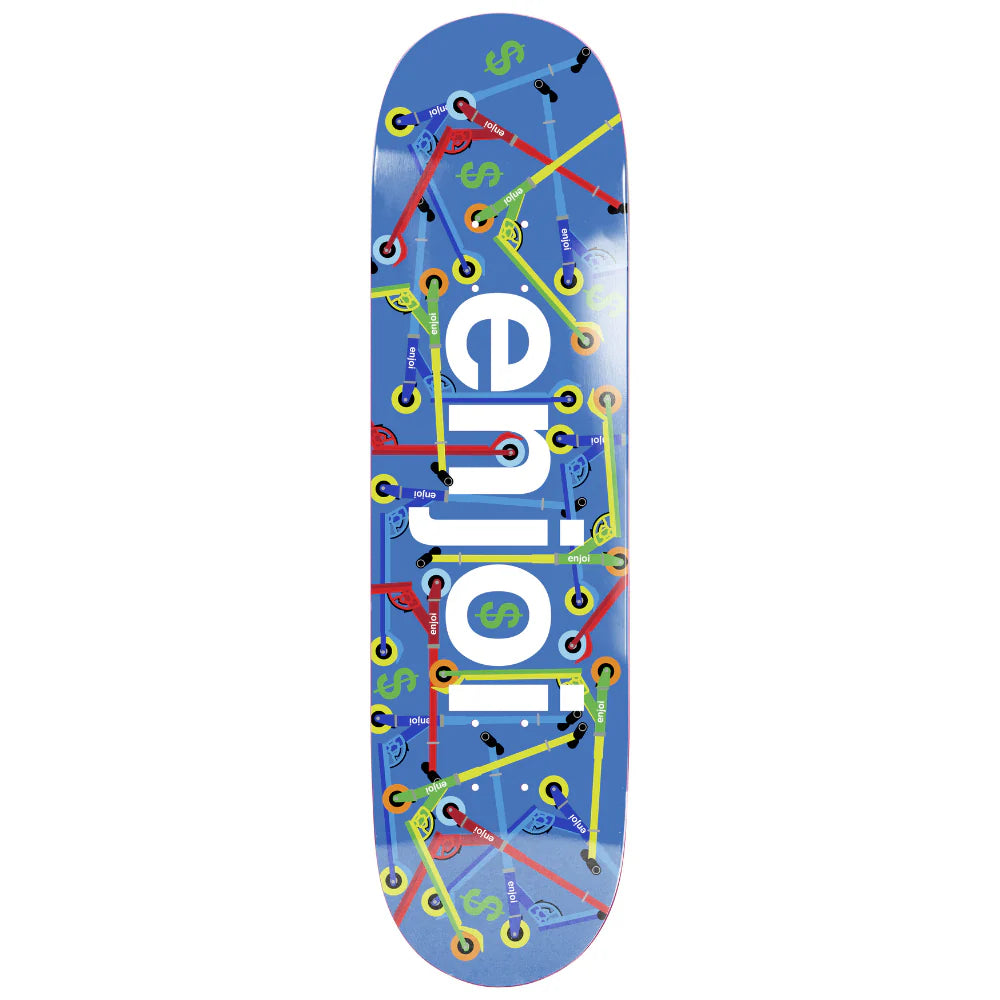 Enjoi Big Box Scooters R7 Deck - 8" Blue
