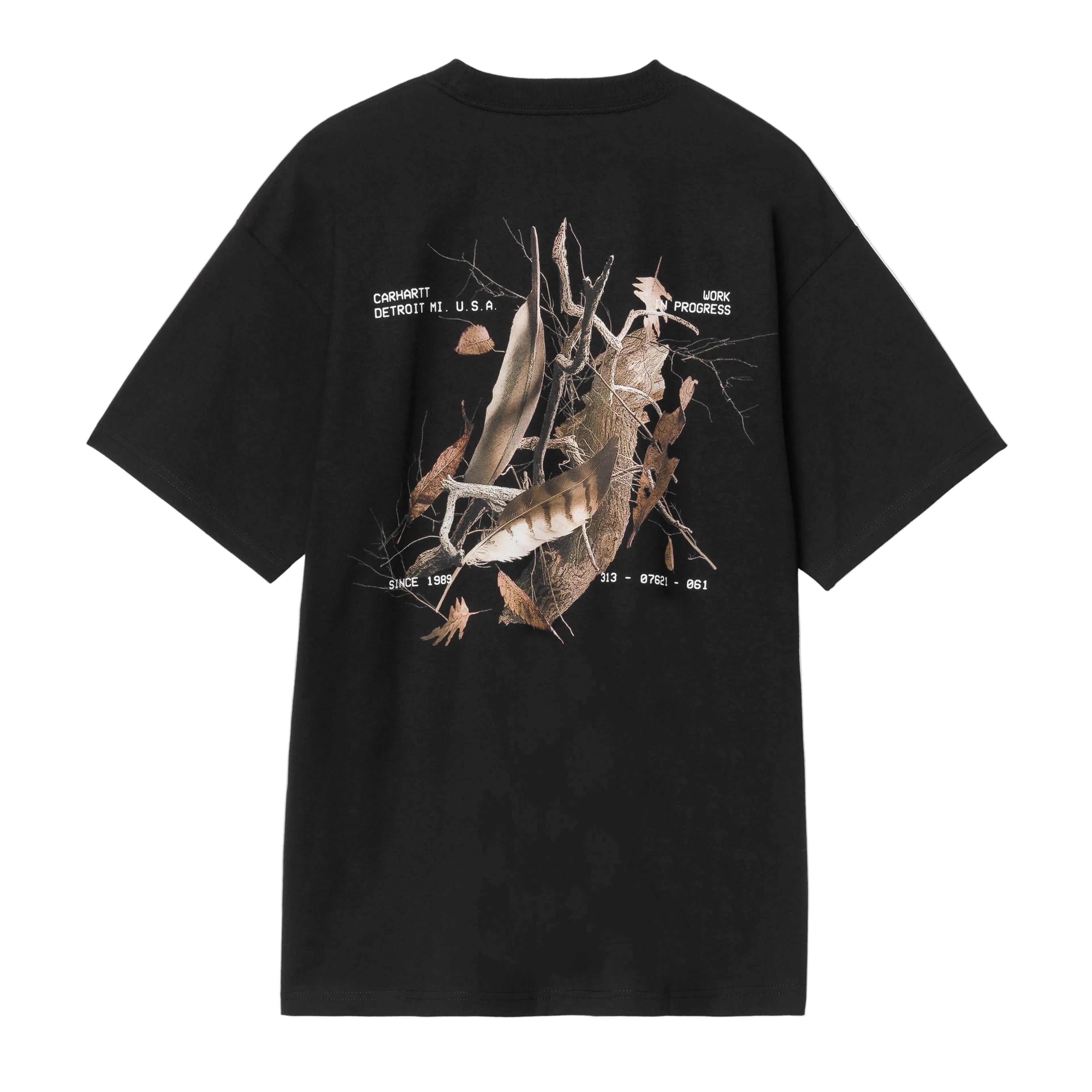 Carhartt WIP S/S Feather Progress T-shirt - Black
