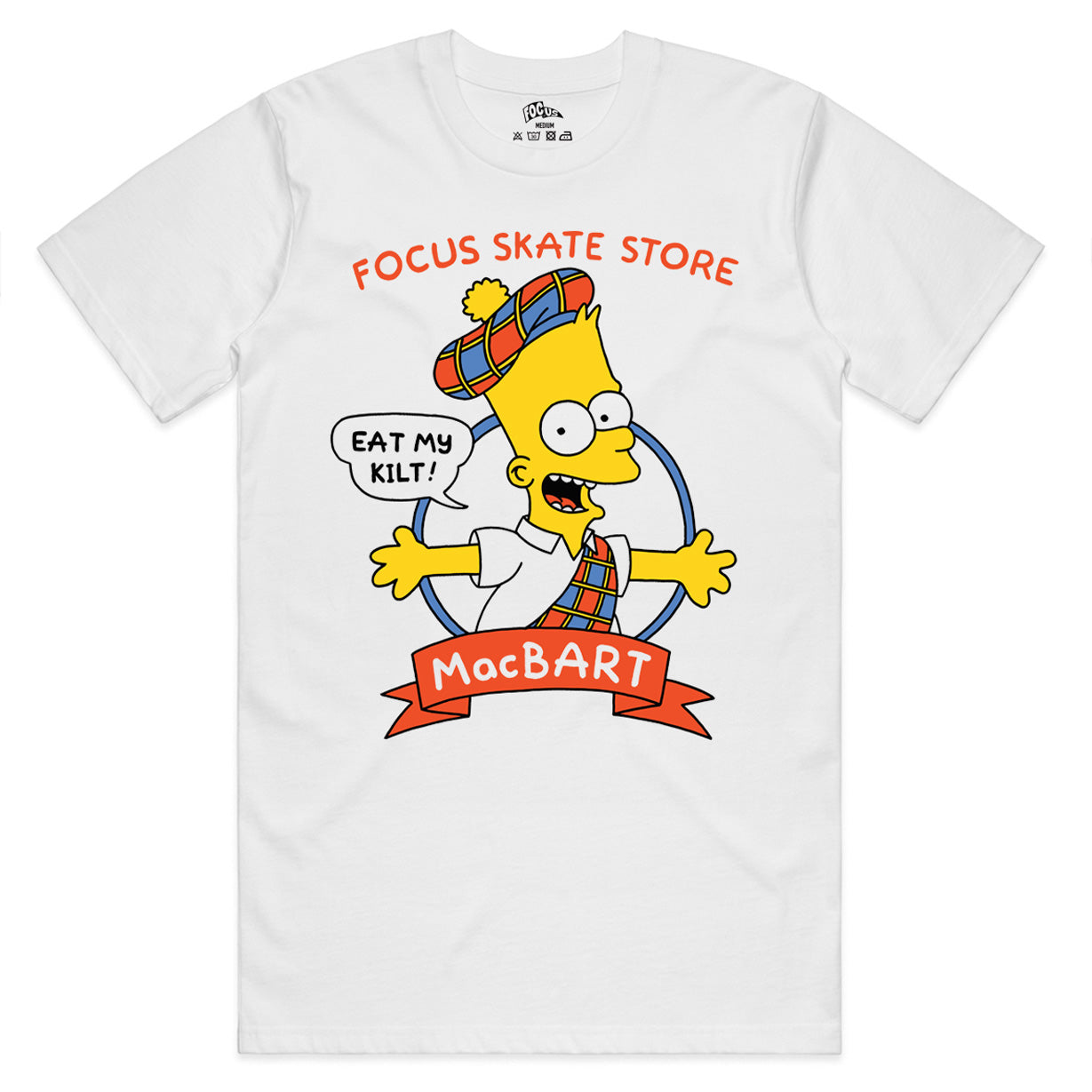 Focus McBart Kids T-shirt - White
