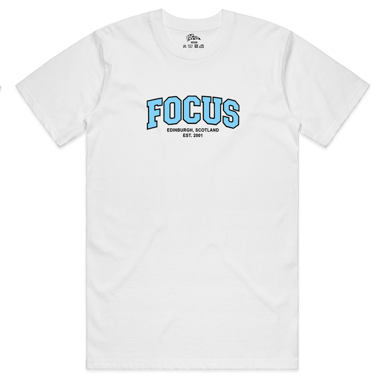 Focus College Logo T-shirt - White
