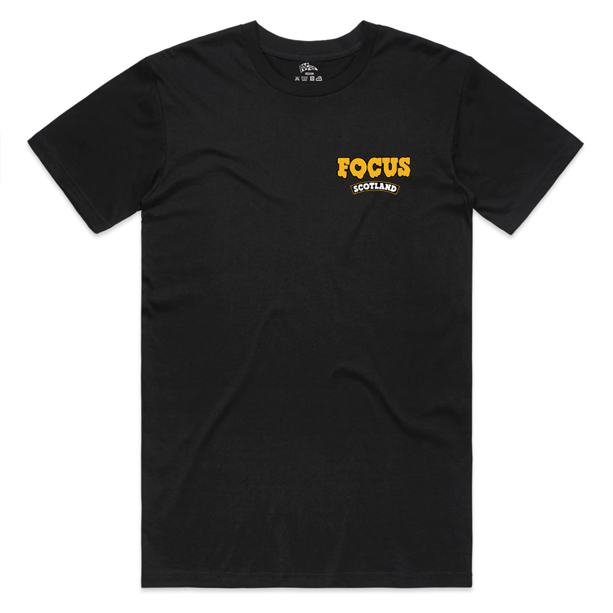 Focus Melted Coo T-shirt - Black