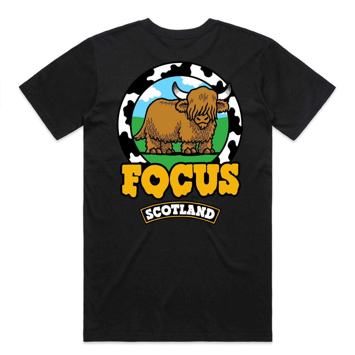 Focus Melted Coo T-shirt - Black