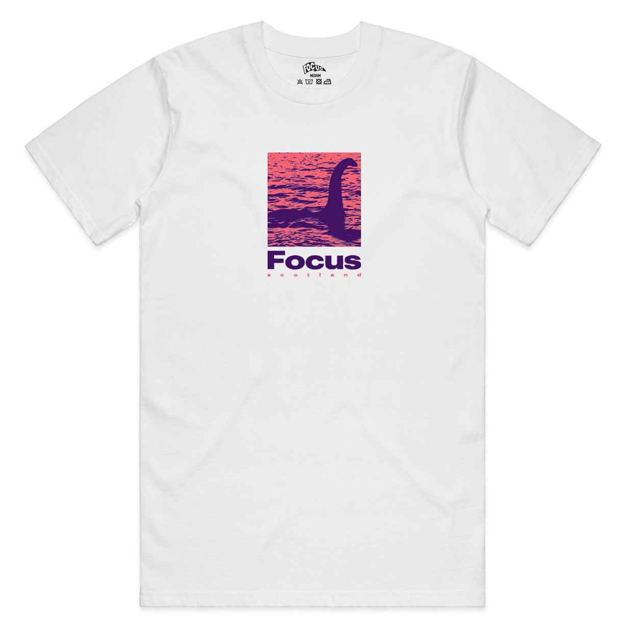 Focus Is That Jimmy Page's Hoose? T-shirt - White