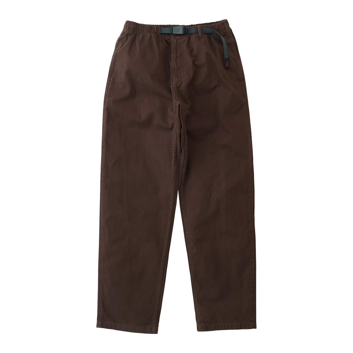 Dark brown gramicci outdoor trousers with adjustable waist. Free uk shipping over £50