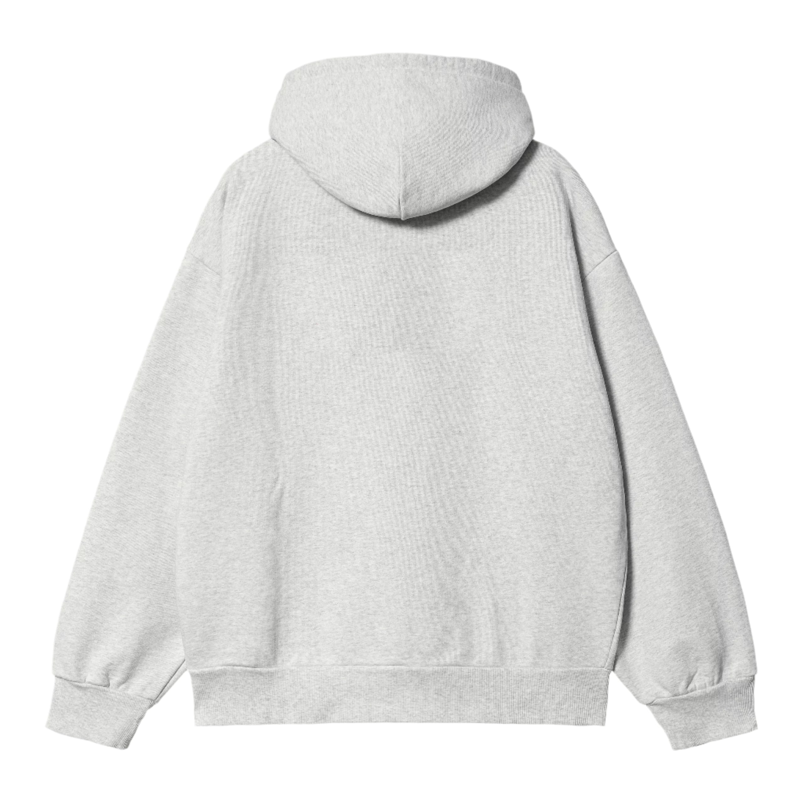 Carhartt WIP Hooded Sweatshirt - Ash Heather/Air Green