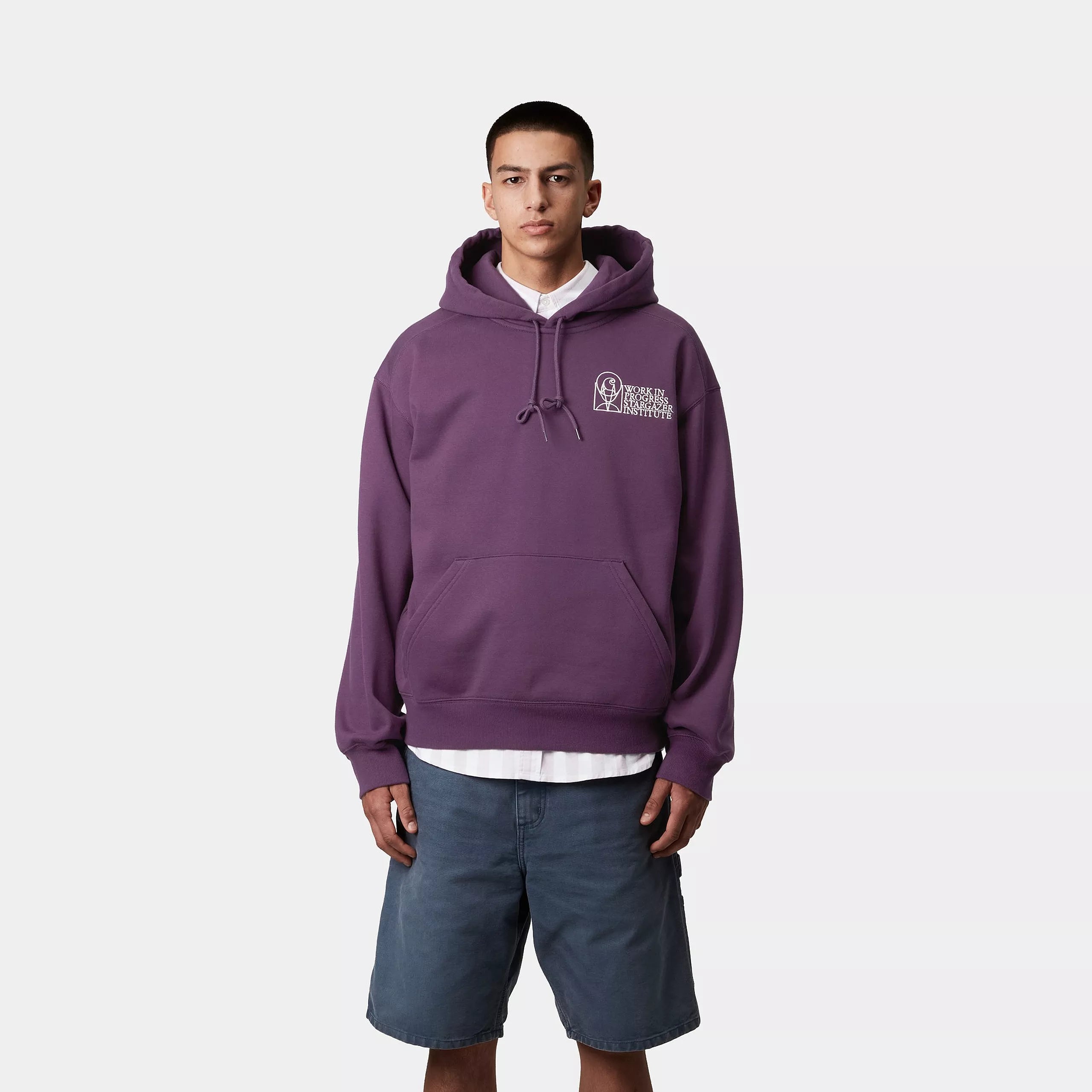 Carhartt WIP Stargazer Hooded Sweatshirt - Huckleberry/Wax