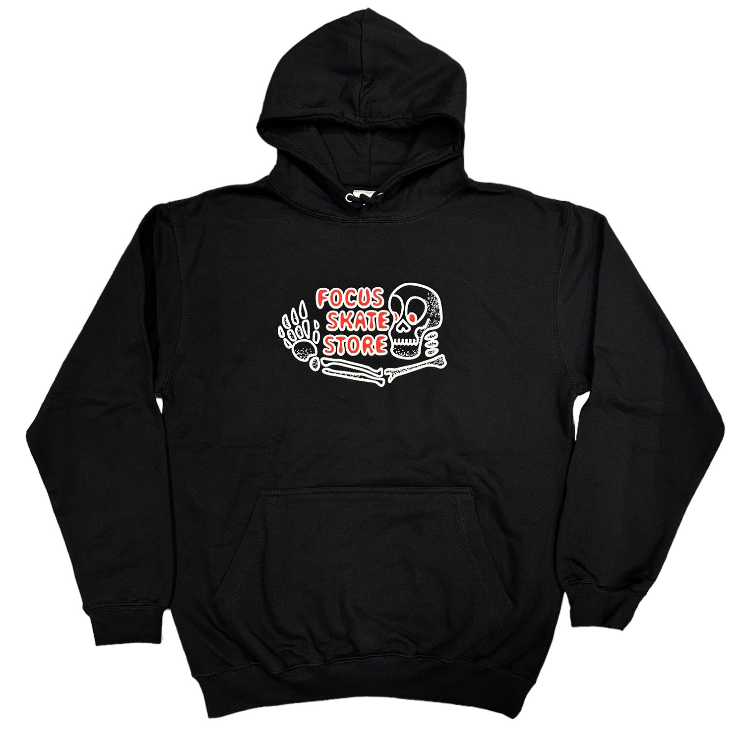 Focus Old Bony Fingers Hooded Sweatshirt - Black