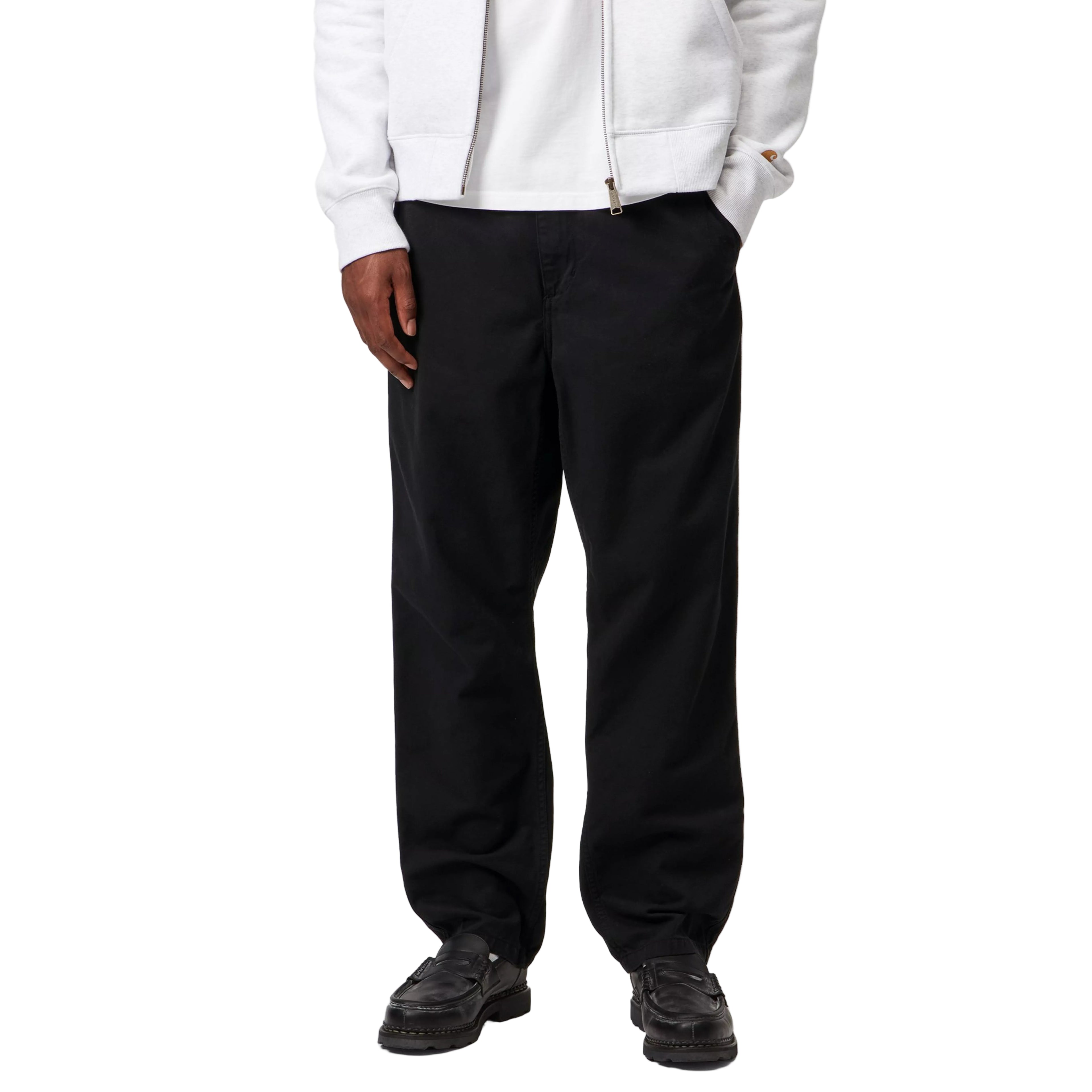 Carhartt WIP Flint Pant - Black Garment Dyed