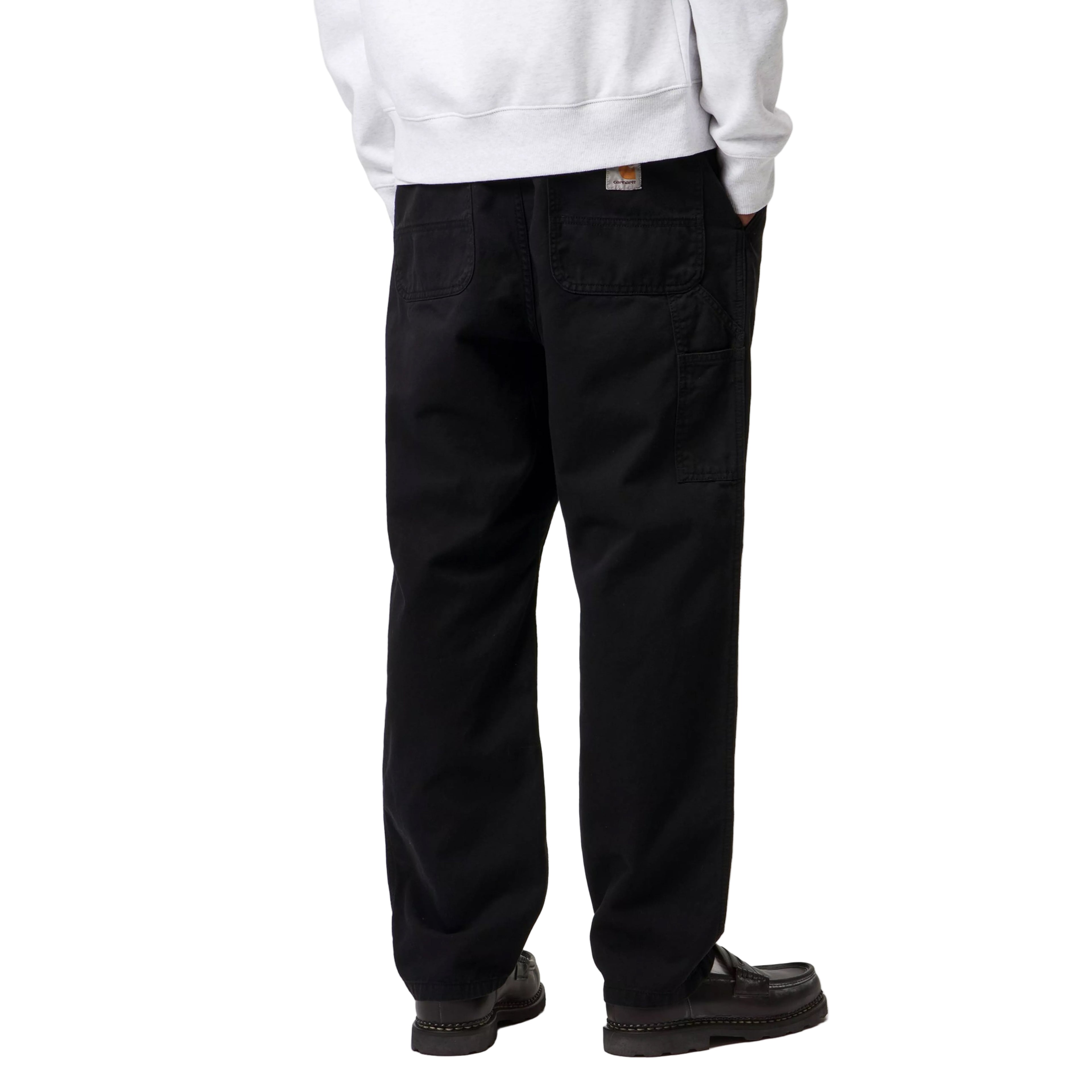 Carhartt WIP Flint Pant - Black Garment Dyed
