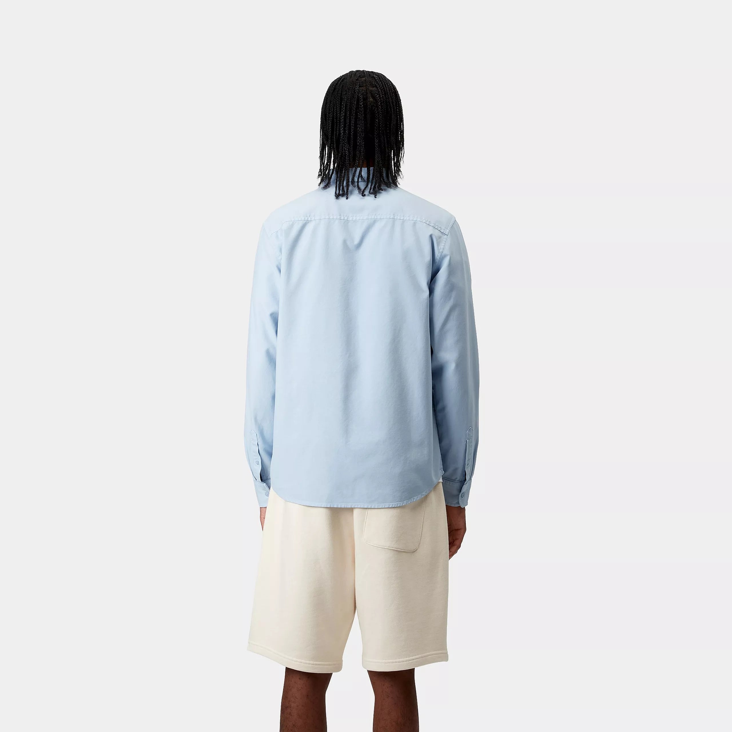 Carhartt WIP Bolton Shirt - Air Sky Garment Dyed