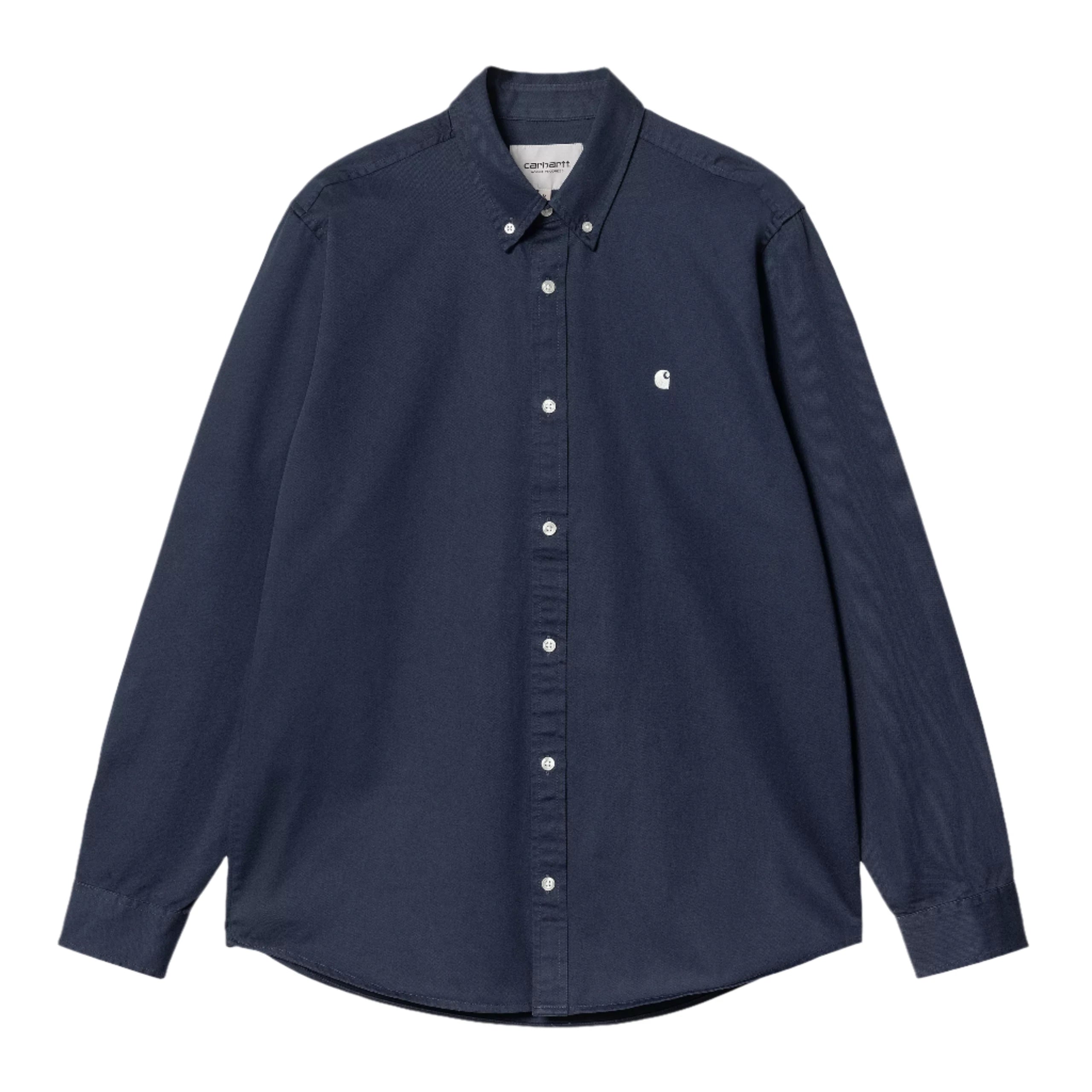 Carhartt WIP Madison Shirt - Air Force Blue/Wax