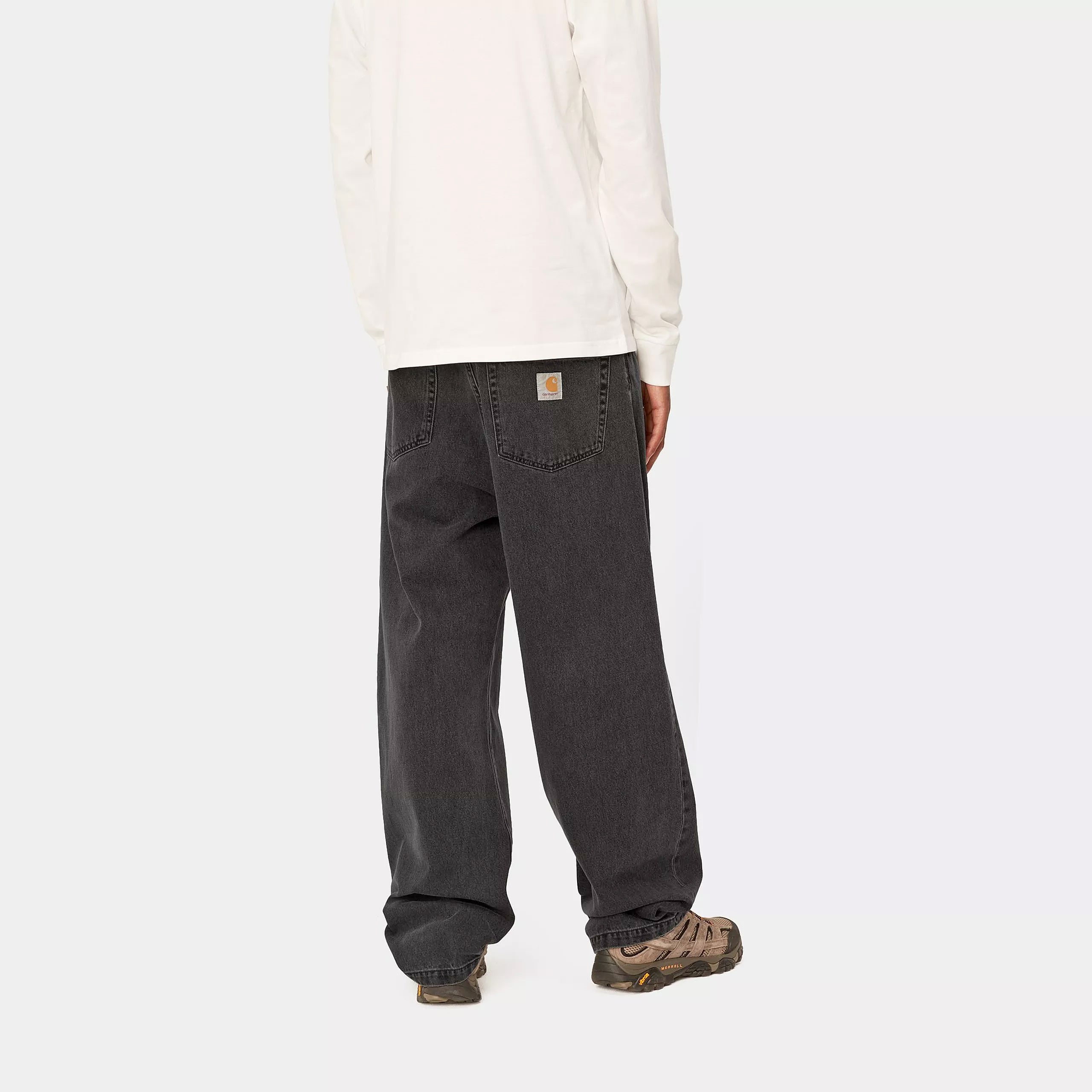 Carhartt WIP Landon Pant - Black Heavy Stone Washed