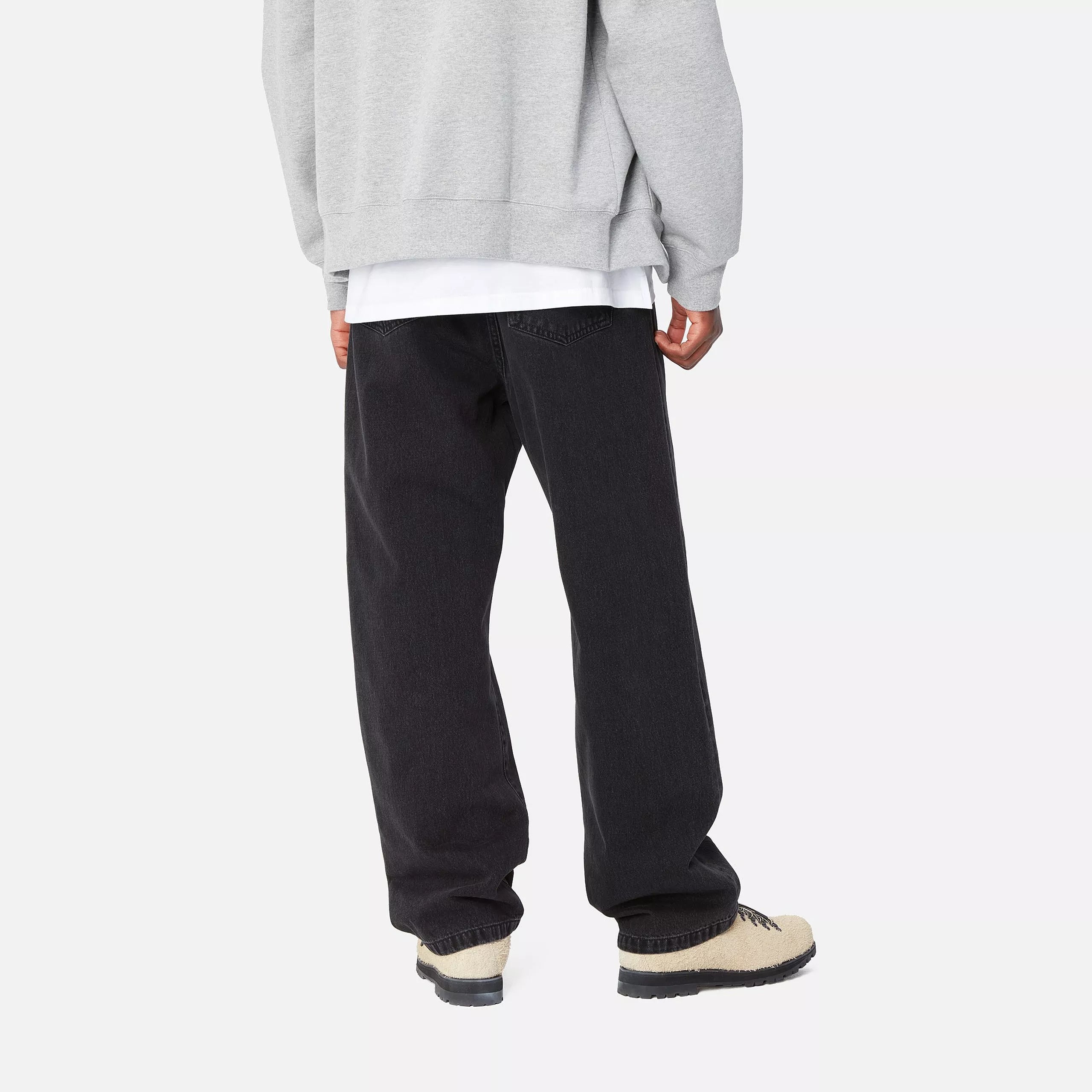 Carhartt WIP Landon Pant - Black Stone Washed