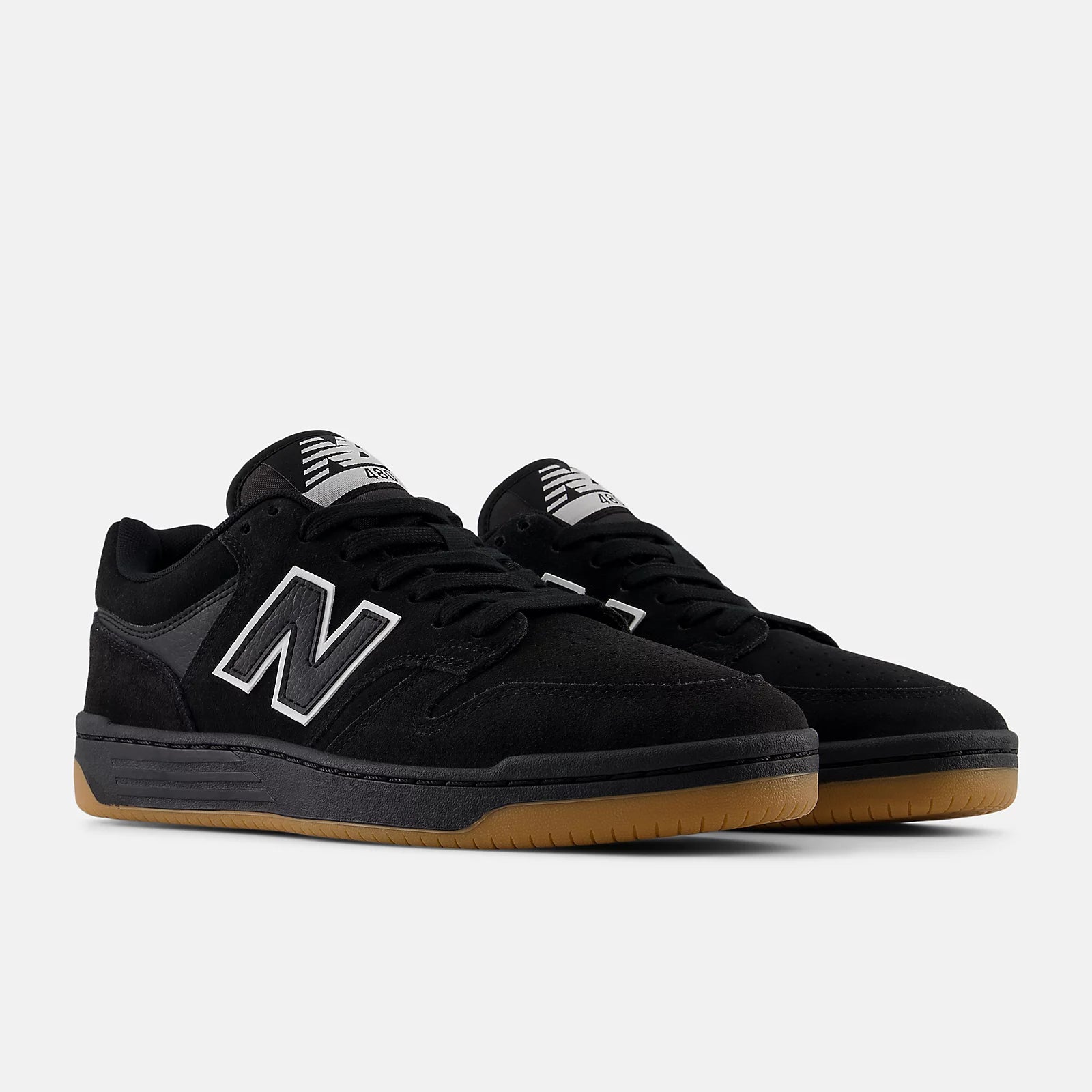 New Balance Numeric NM480 Shoes - Black/White/Gum