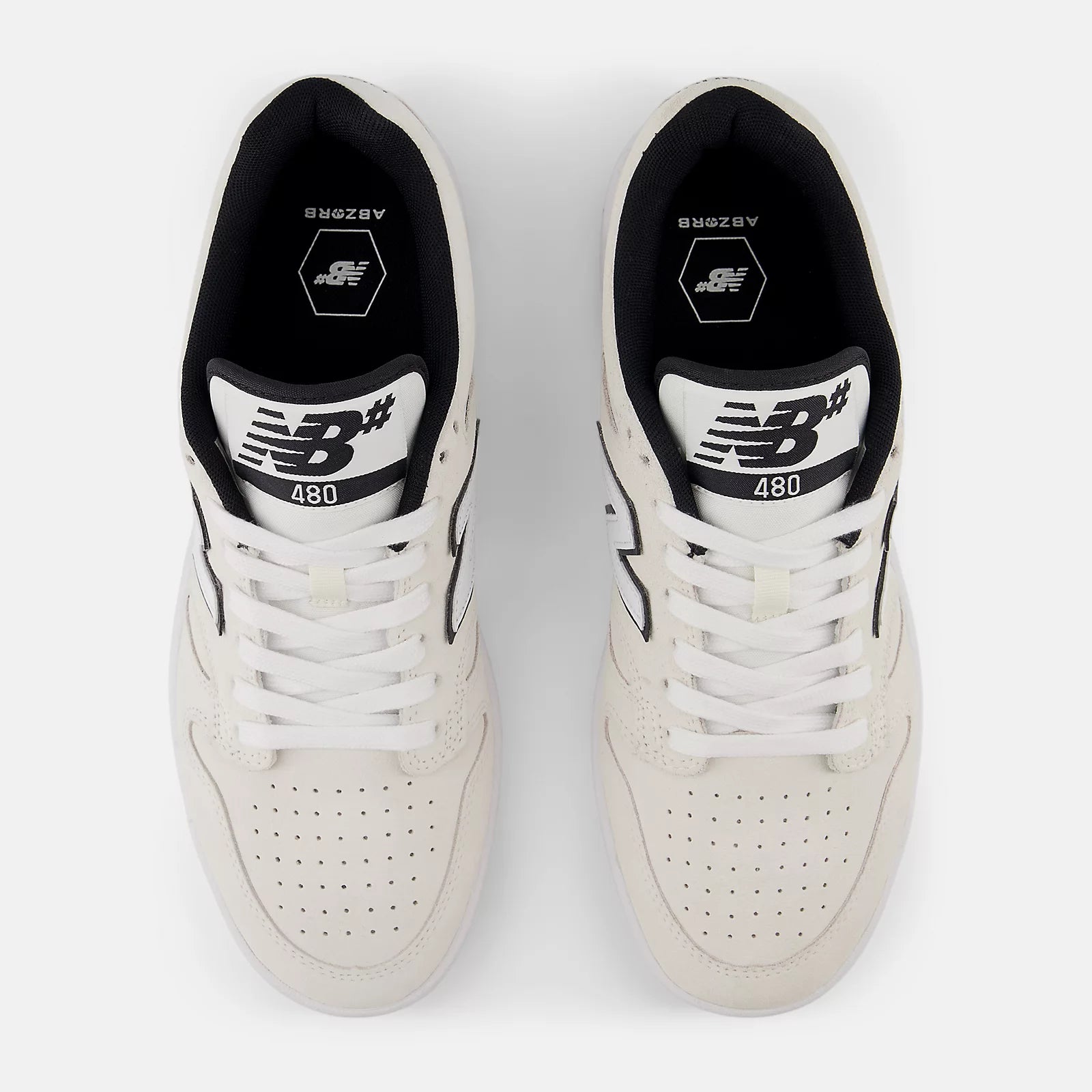 New Balance Numeric NM480 Shoes - White/Black