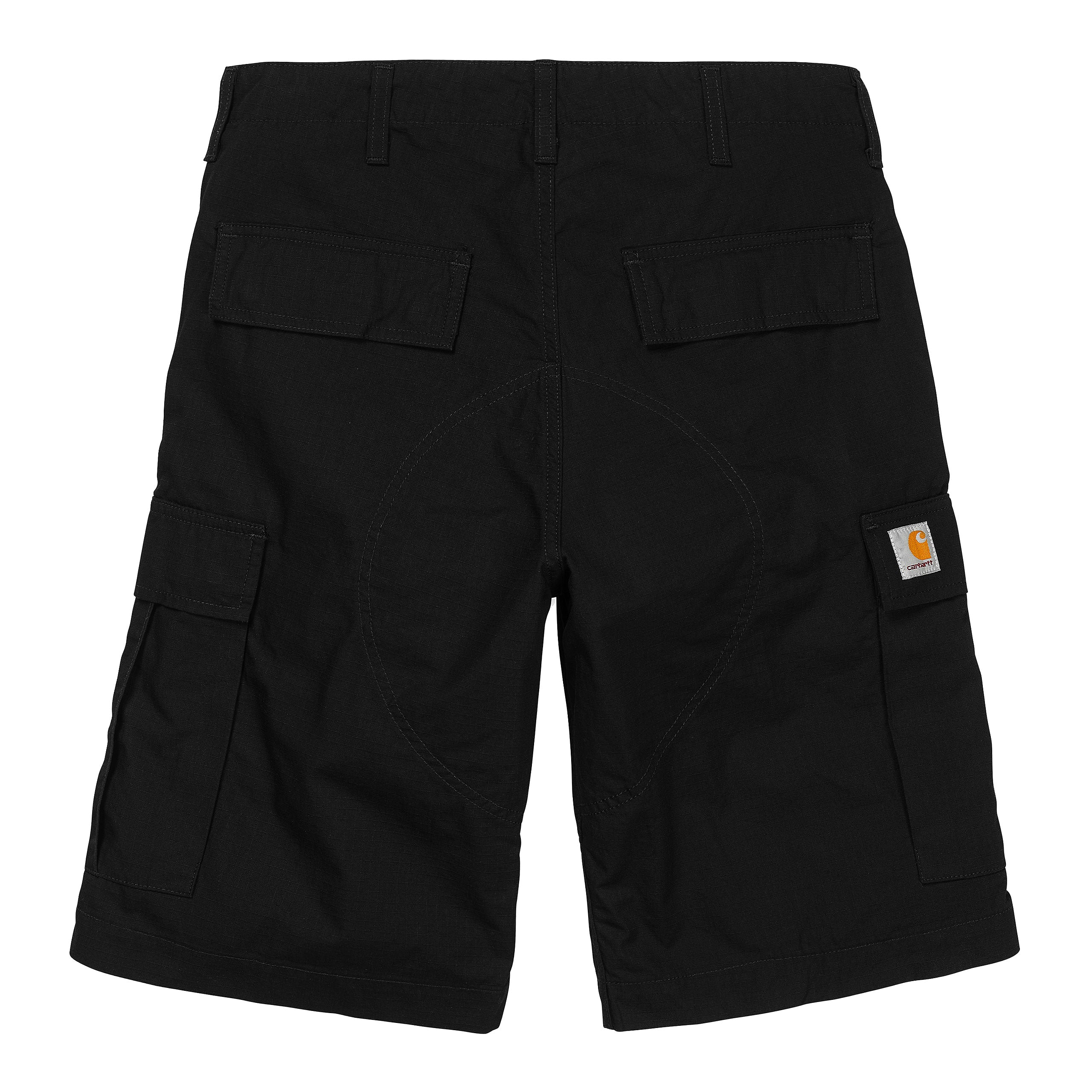 Carhartt WIP Regular Cargo Shorts - Black Rinsed