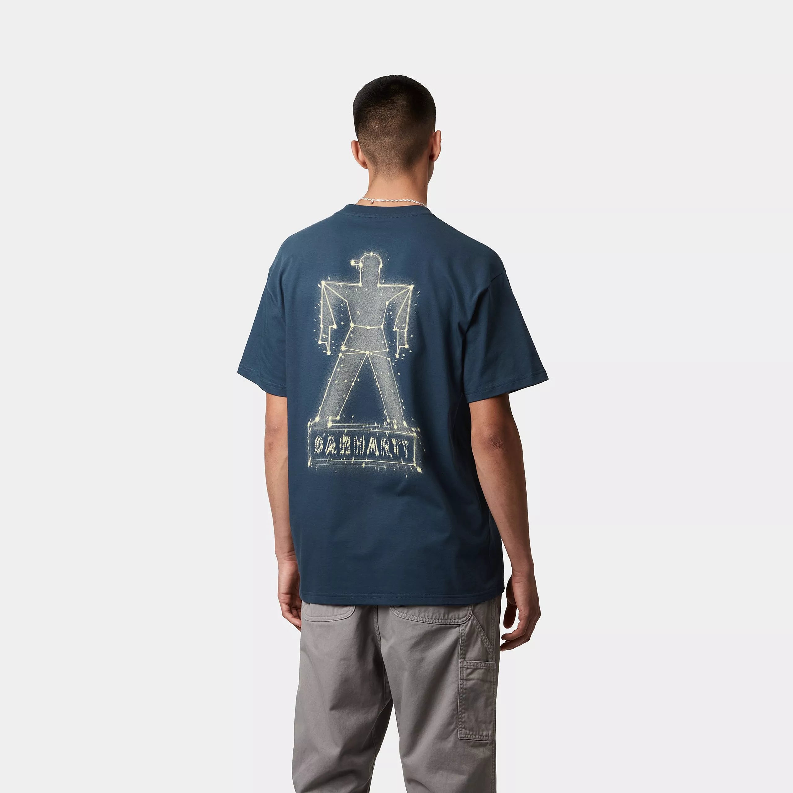 Carhartt WIP Stargazer T-shirt - Dusky Blue