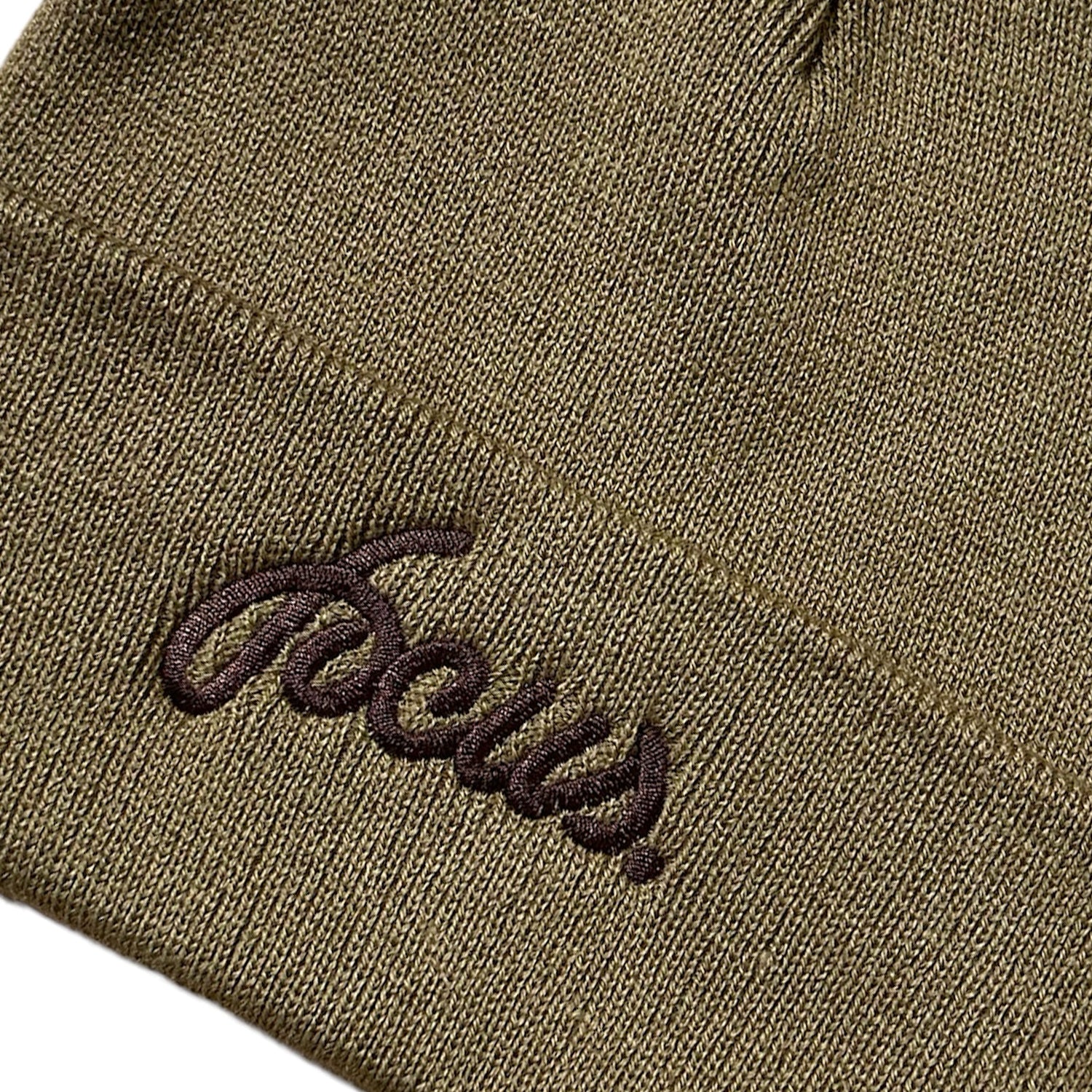 Focus Script Logo Beanie - Caramel