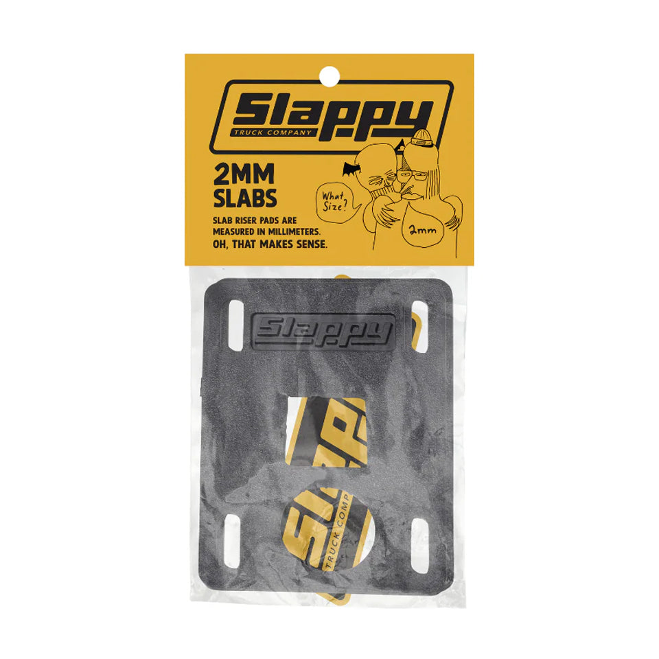 Slappy Slabs Riser Pads Black - 2mm