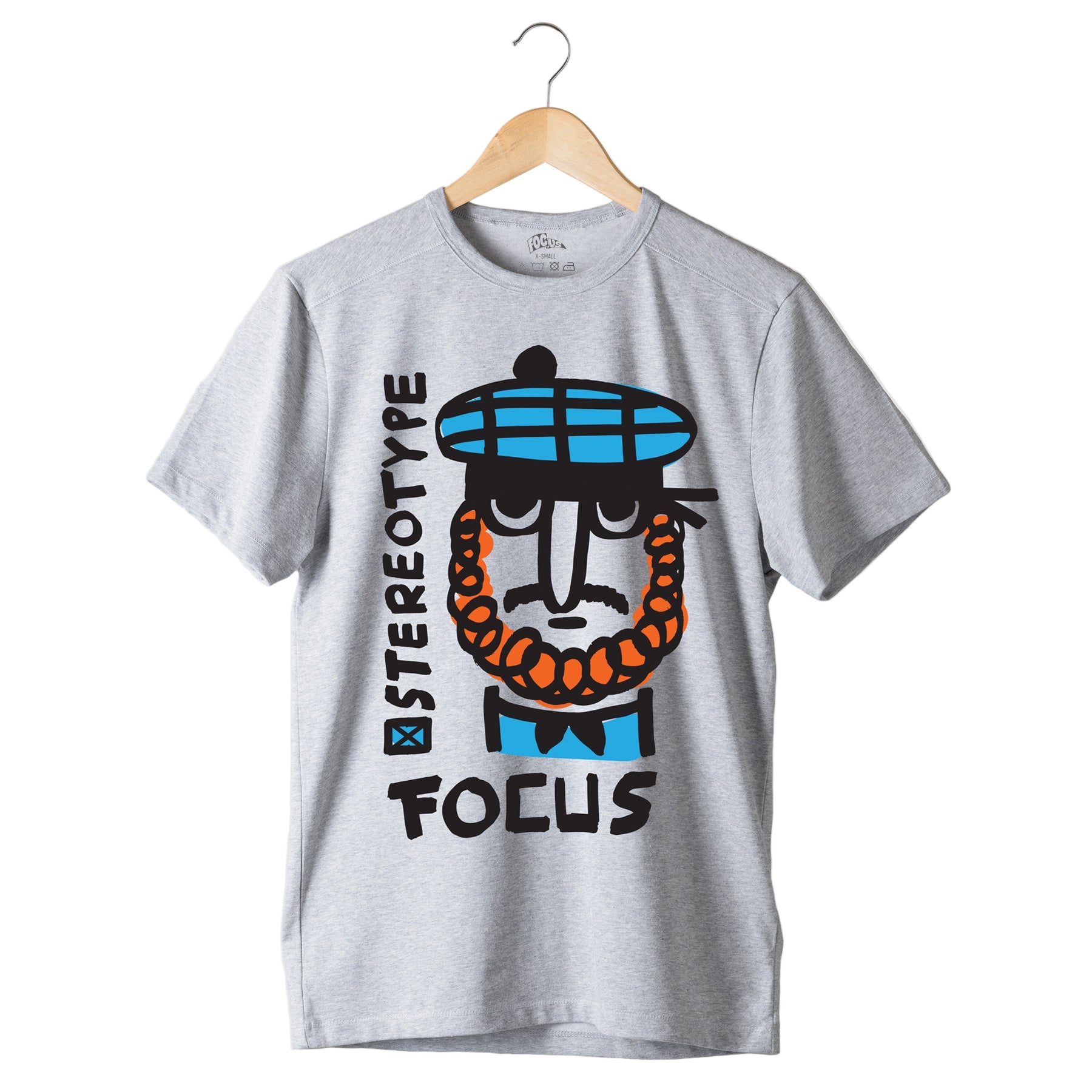 Focus Stereotype T-shirt - Sport Grey
