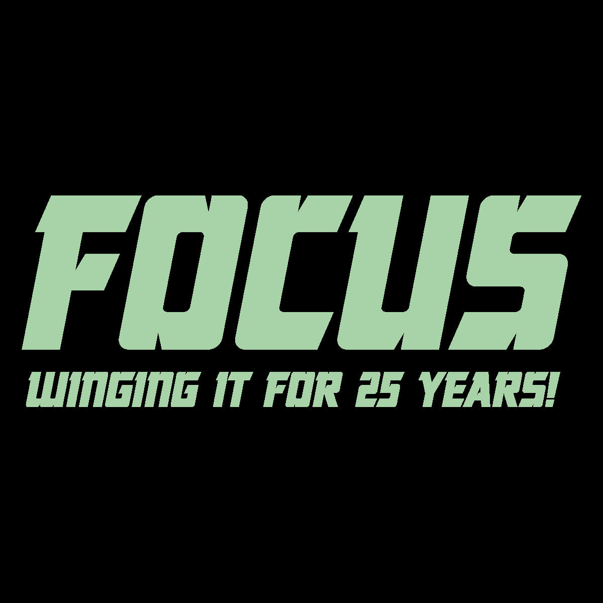 Focus Greatest Hits XXV Hooded Sweatshirt - Black/Celadon