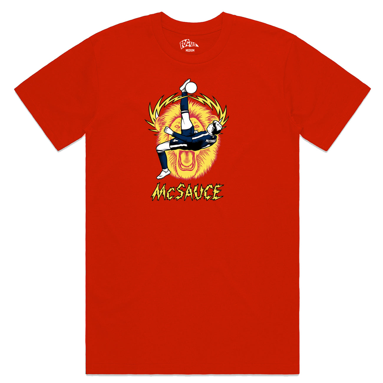 Focus McSauce T-shirt - Red PRE-ORDER