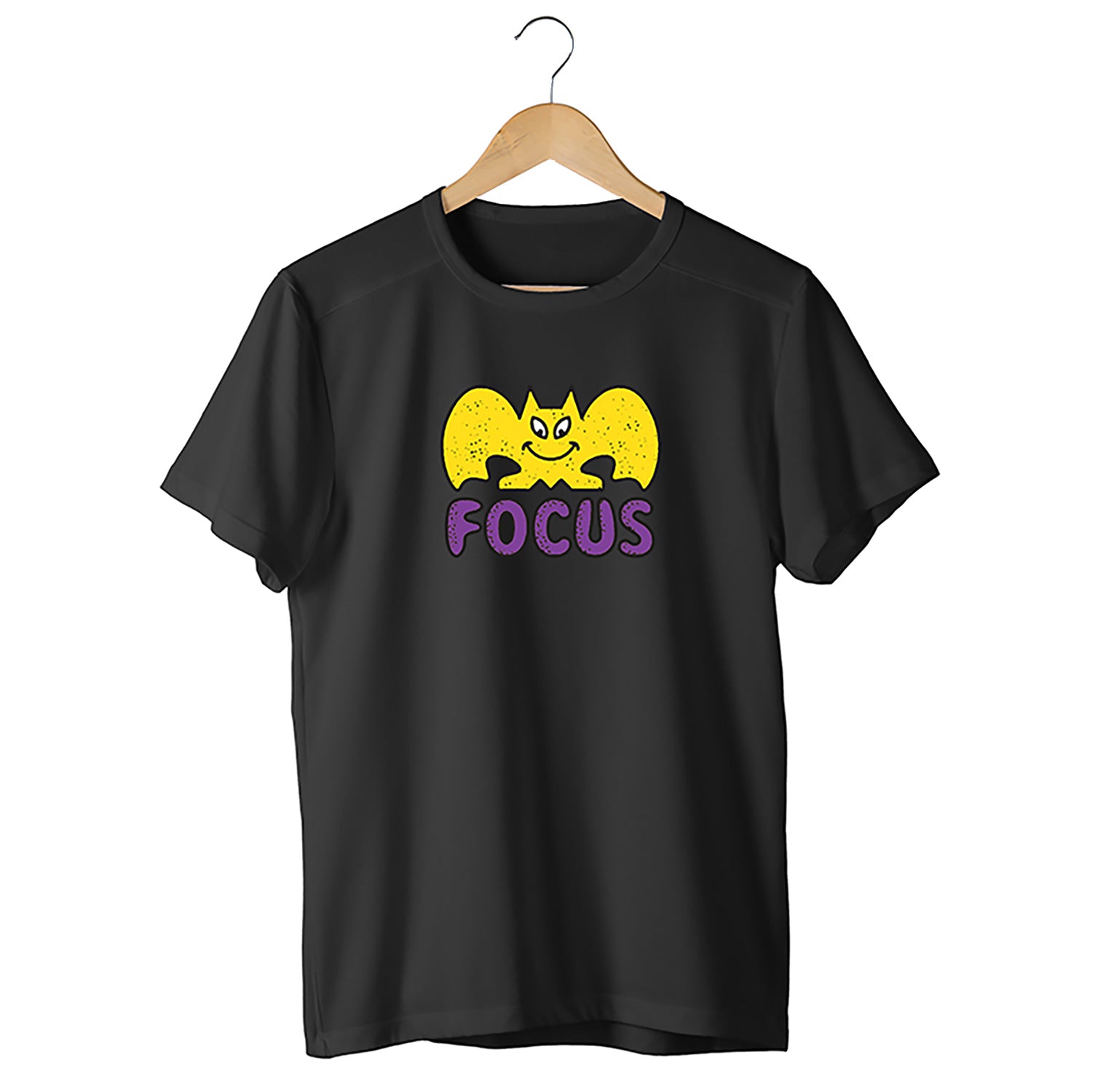 Focus Bat Logo T-shirt - Black