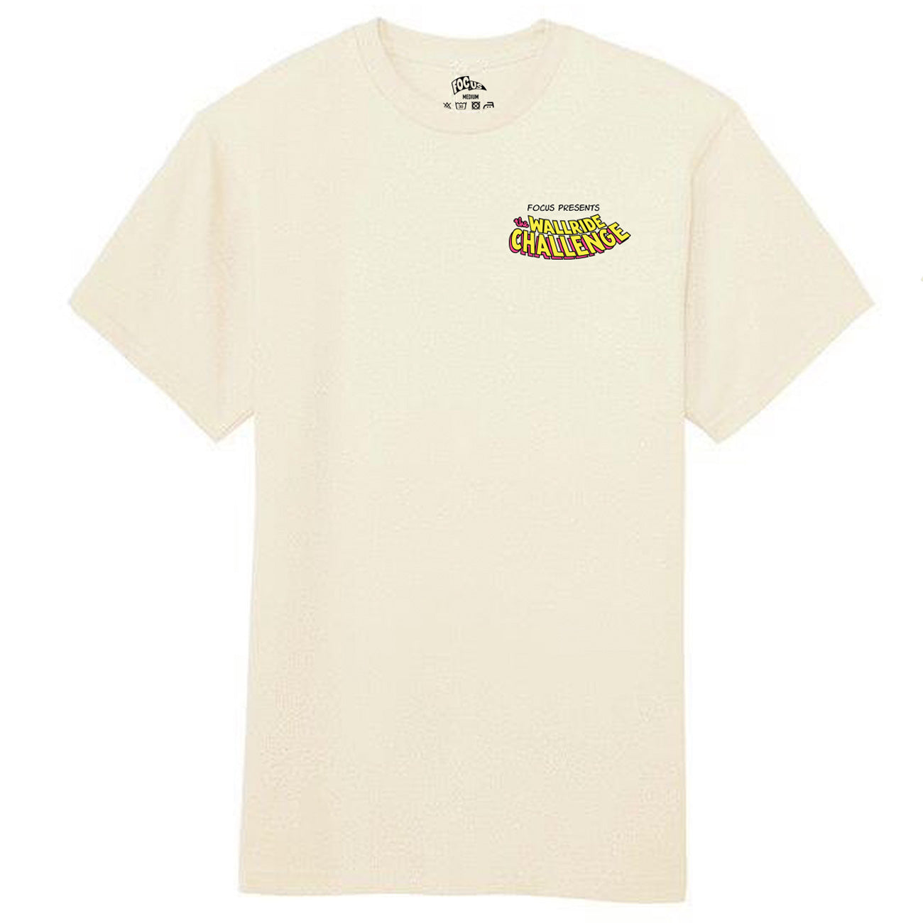 Focus x ASICS Skateboarding Wallride Challenge T-Shirt - Off White