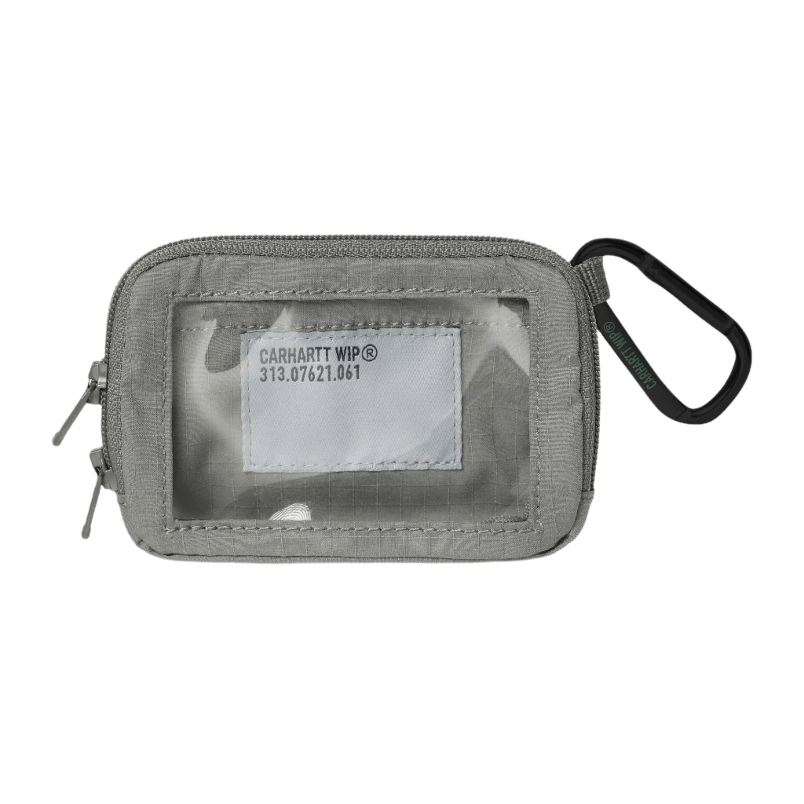 Carhartt WIP Tour Card Case Keychain - Smoke Green/Reflective