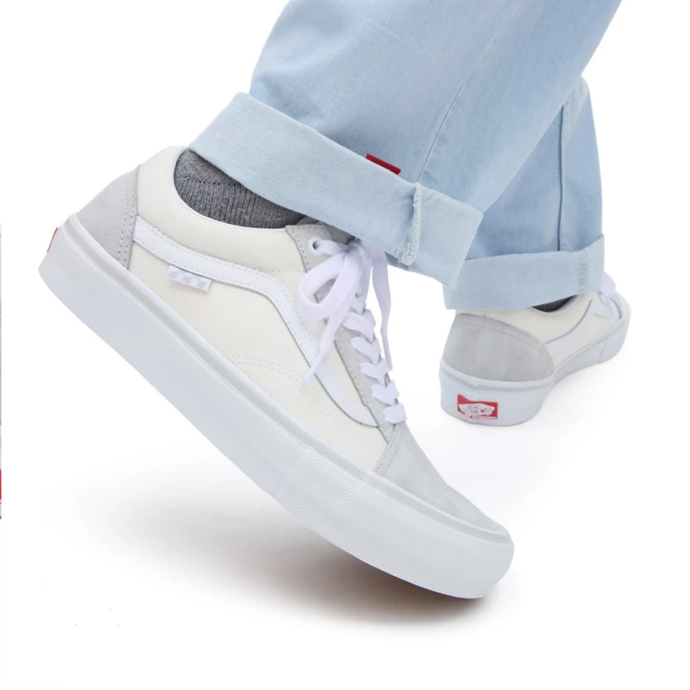 Vans Skate Old Skool Shoes - Light Grey/White