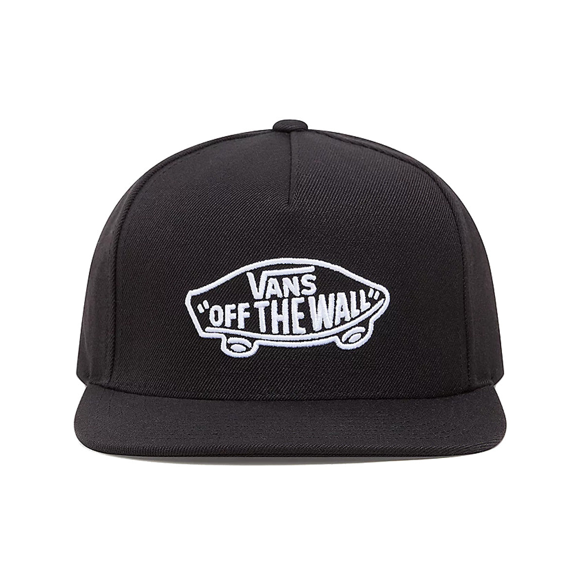 Black vans six panel cap with white vans “off the wall” logo on front and adjustable strap on back. Free uk shipping over £50