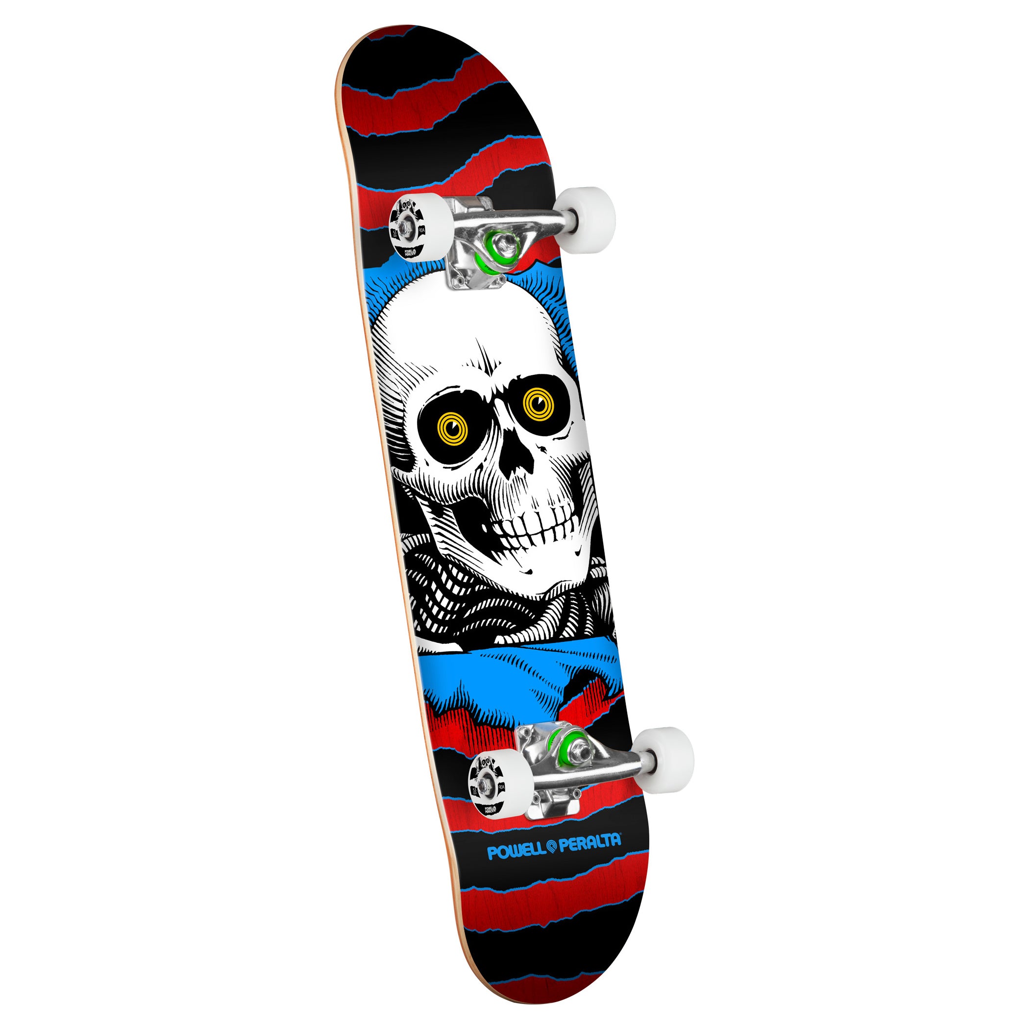 Powell Peralta Ripper Complete Skateboard Red/Blue - 7"