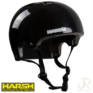 Harsh Pro EPS Helmet - Gloss Black