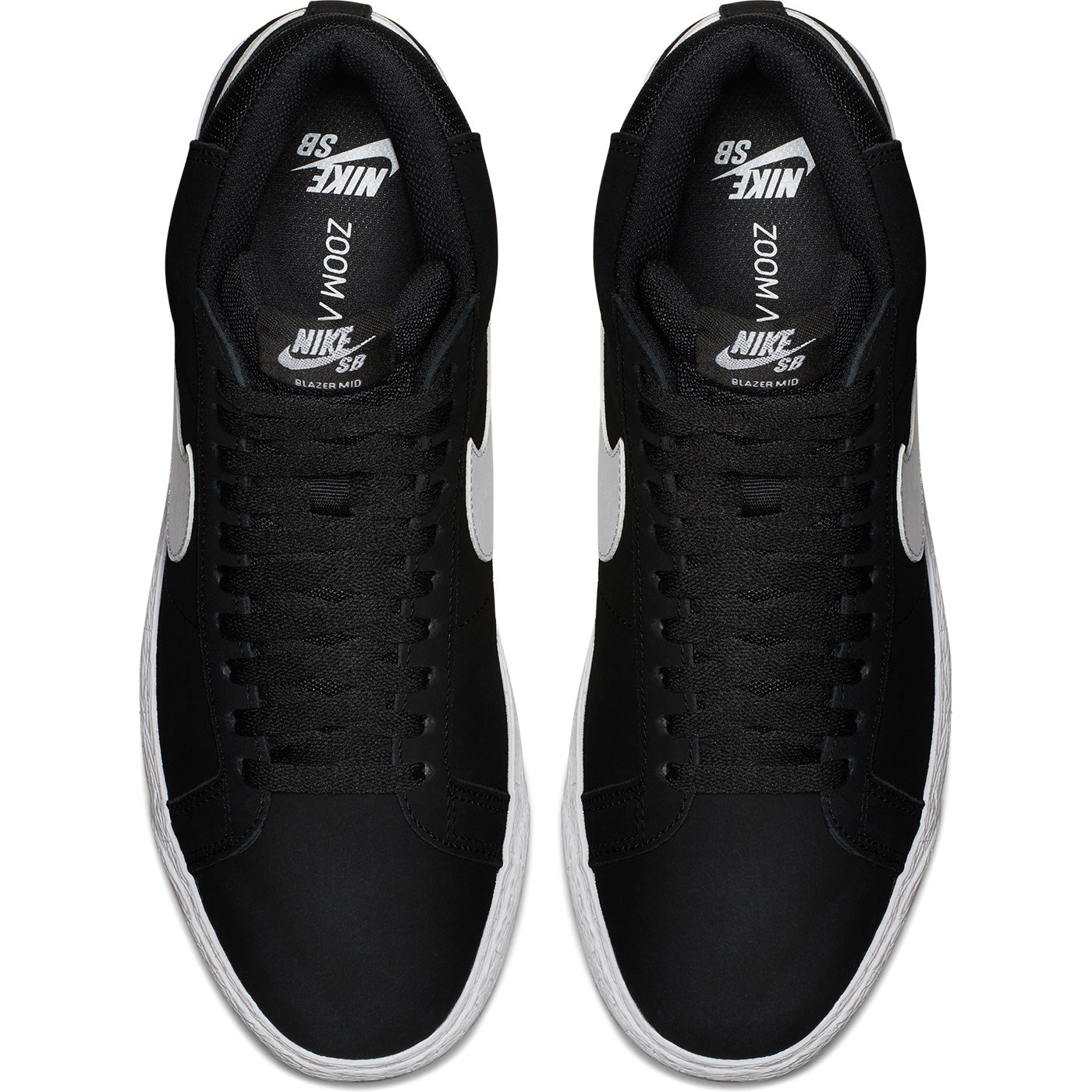 Nike SB Zoom Blazer Mid Shoes - Black/White