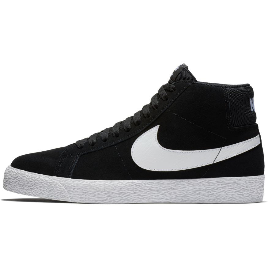 Nike SB Zoom Blazer Mid Shoes - Black/White