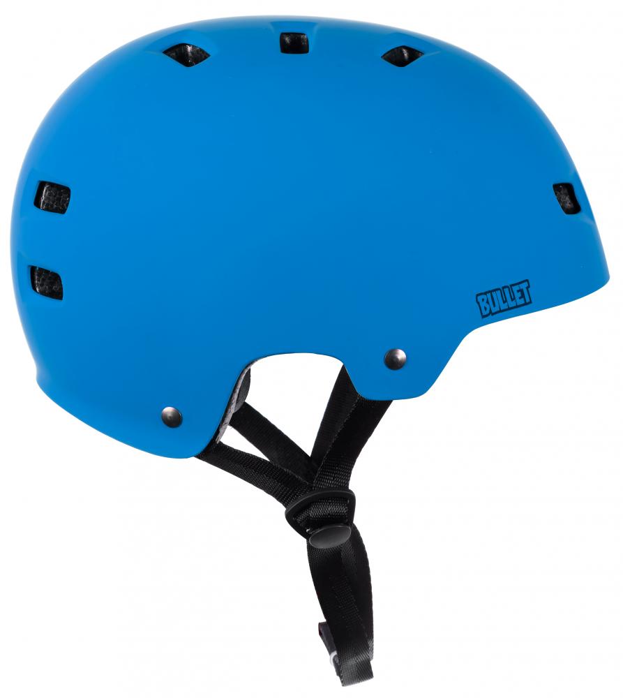 Bullet Deluxe T35 Matt Blue Helmet - 49-54cm OSFA Youth