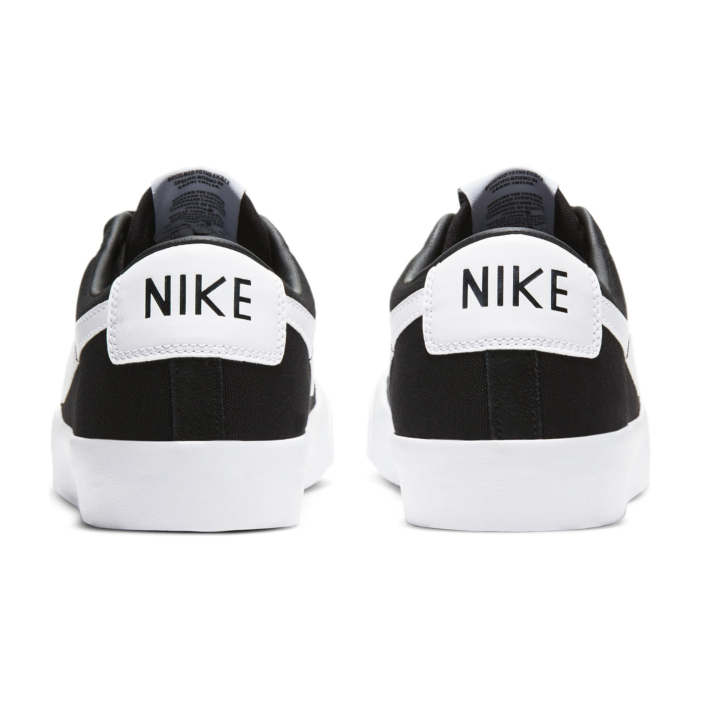 Nike SB Zoom Blazer Low GT Shoes - Black/White/Black-Gum