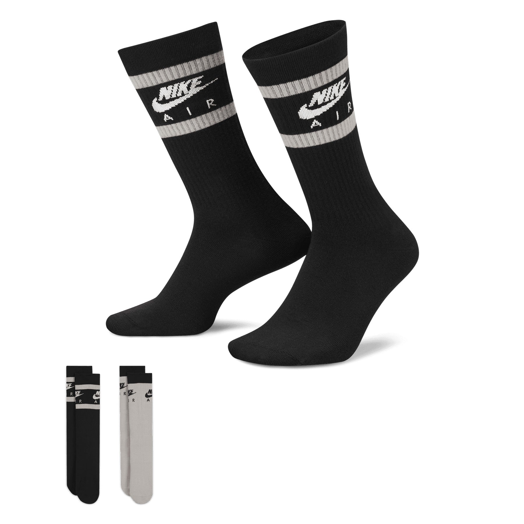 Nike Everyday Essential 2 Pack Socks - Mulitcolour