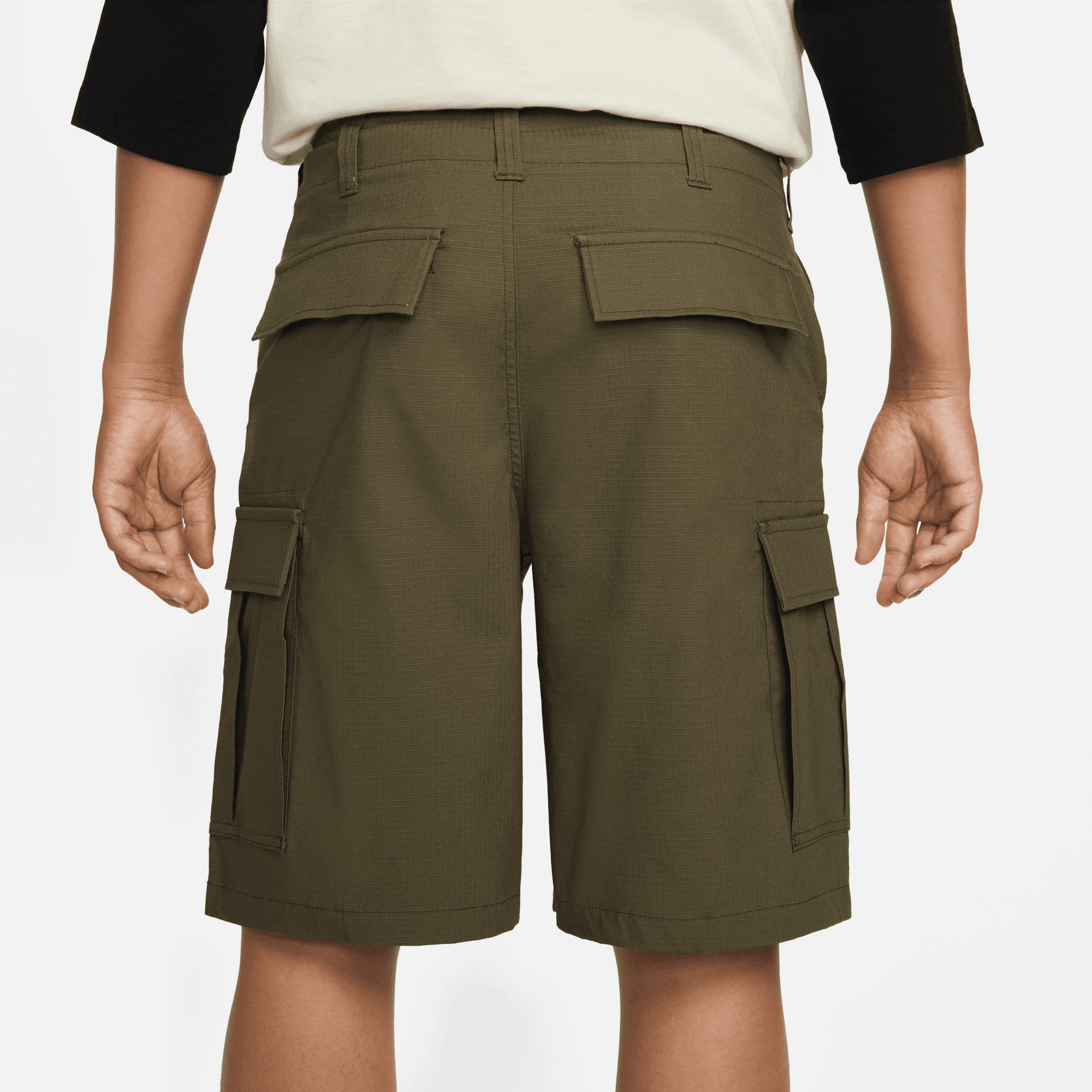Nike SB Cargo Ripstop Shorts - Medium Olive/White