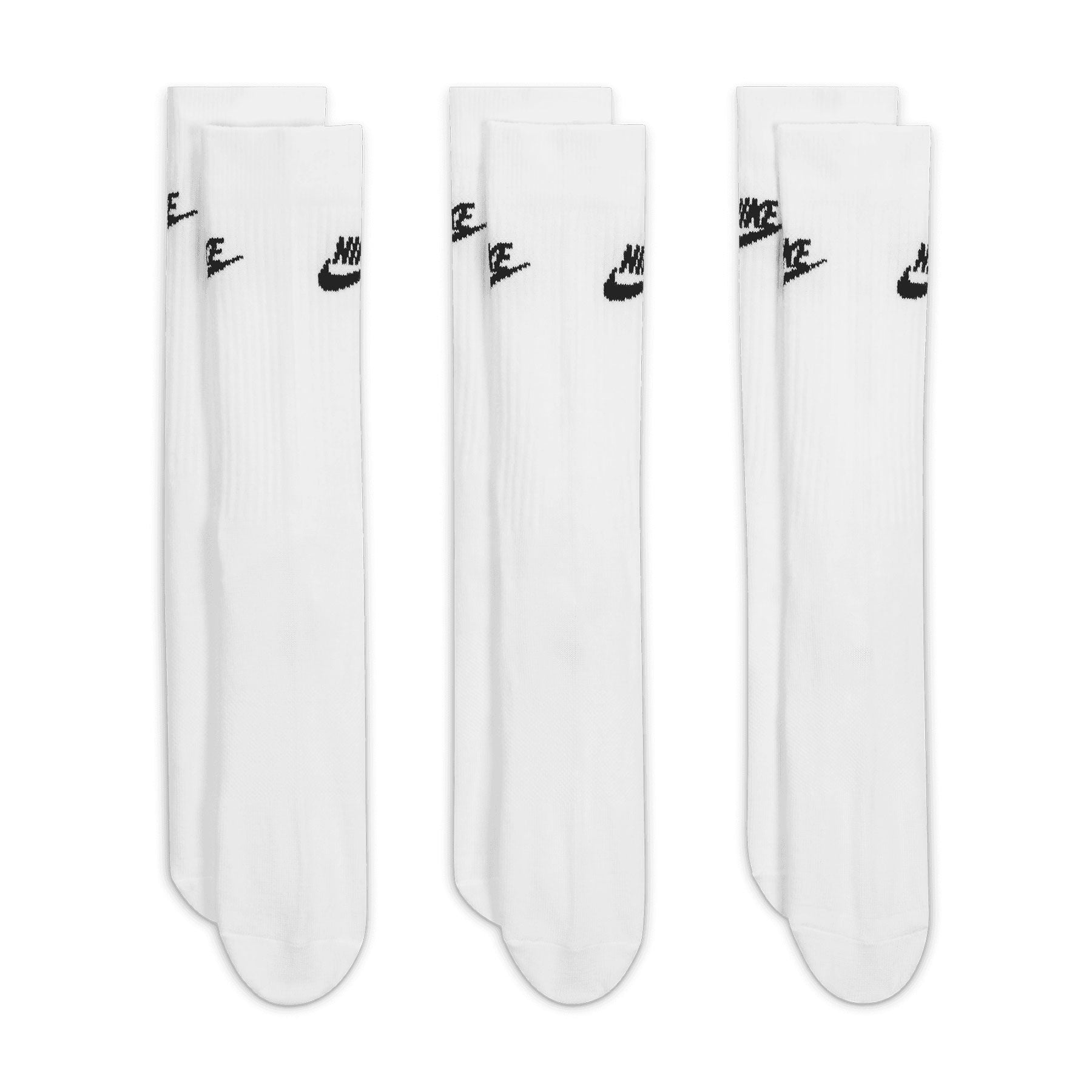 Nike Everyday Essential Crew 3 Pack Socks - White/Black