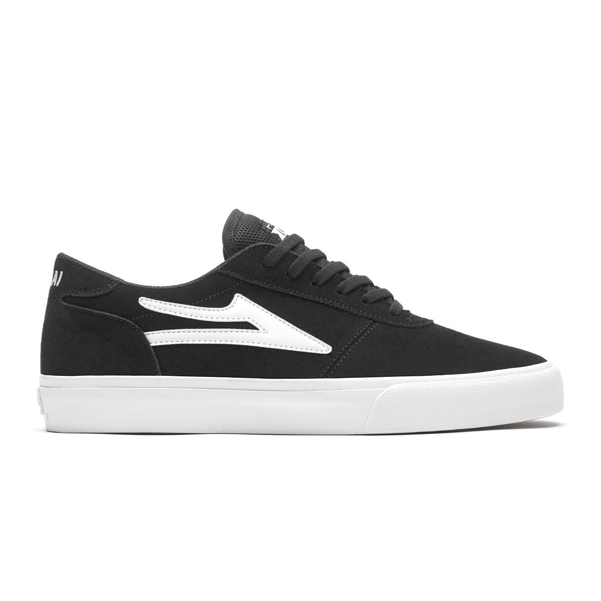 Black and white suede lowtop shoes from Lakai. Pay With Klarna and Clearpay.