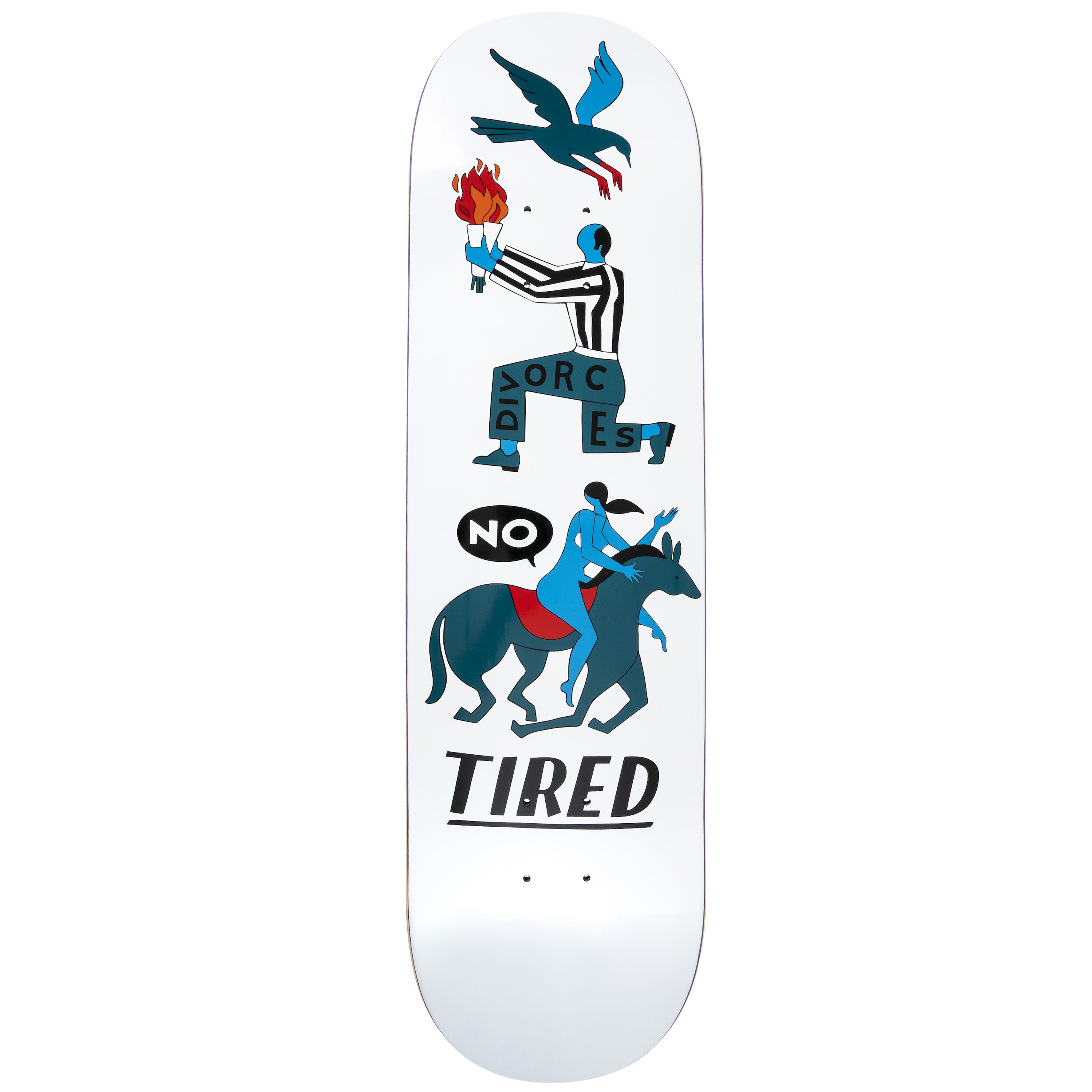 Tired Skateboards Oh Hell No Deck - 8.25"